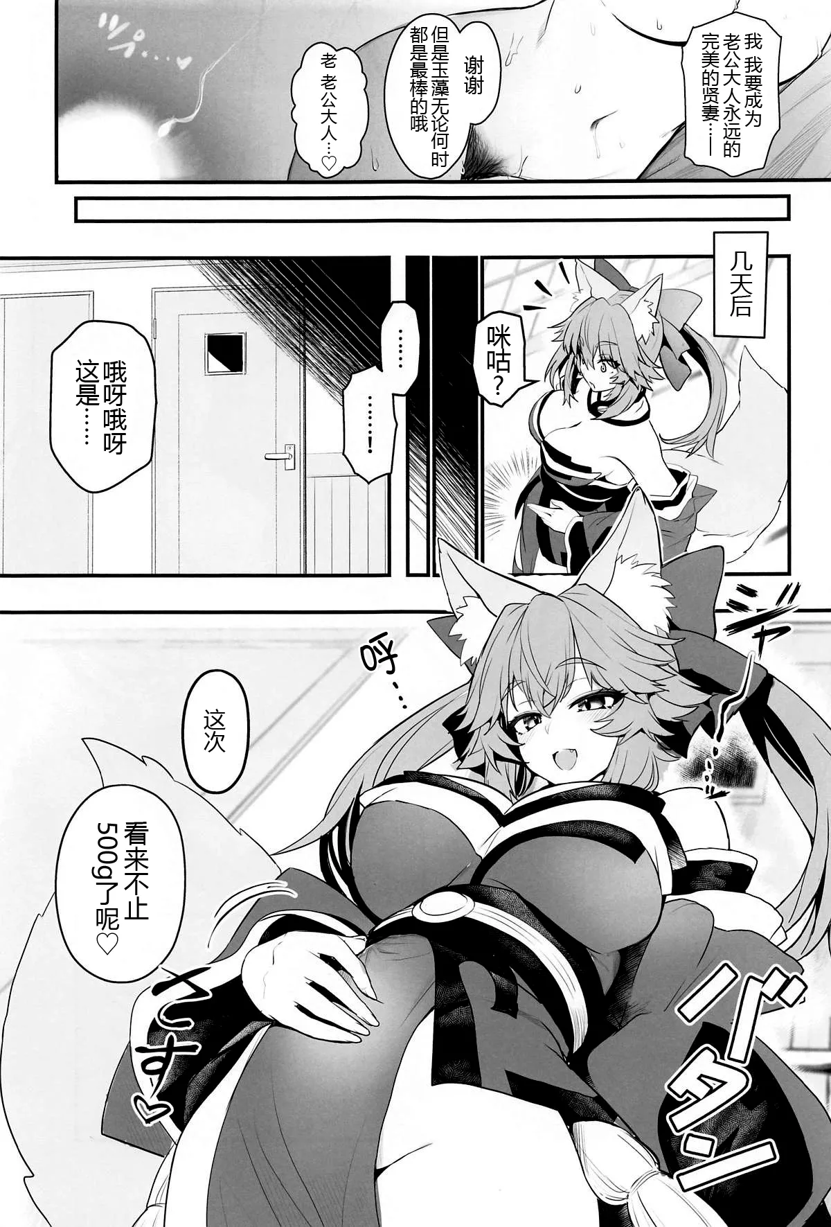 (C105) [Yamitsuki Honpo (Wise Speak)] Tamamo-san Taikei Iji Workout (Fate/Grand Order) [Chinese] [黑锅汉化组] numero di immagine  27