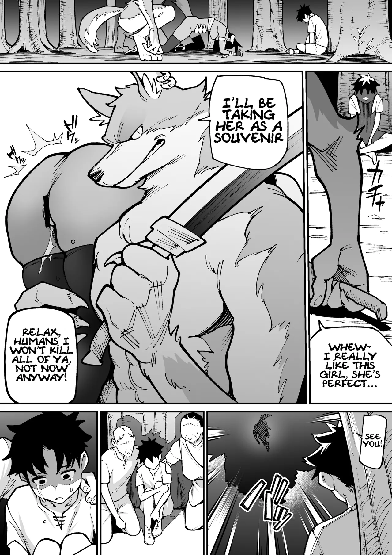 [Ame no Machi] Juujin x Onna Senshi NTR | Beastman x Female Warrior NTR [English] [NudeSalad] [Ongoing] Bildnummer 13