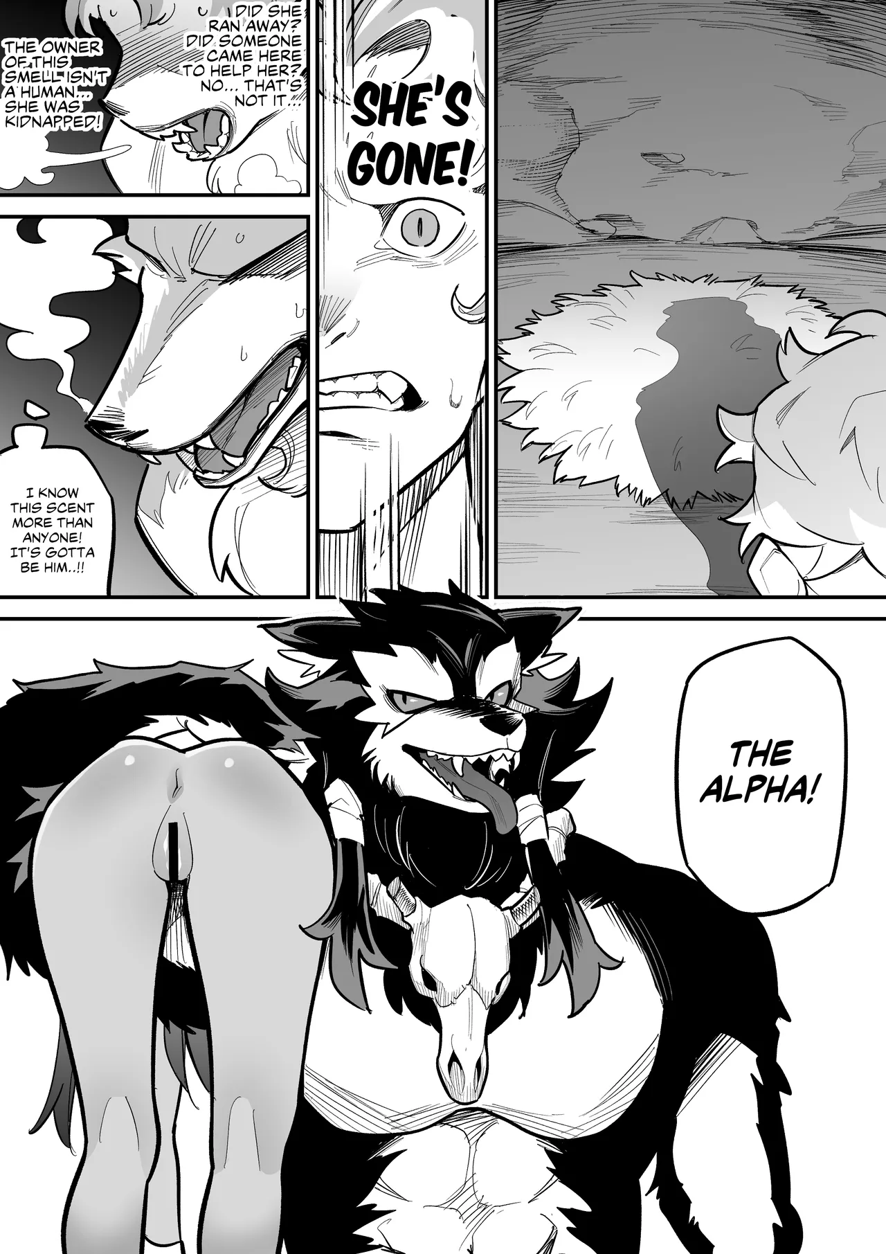 [Ame no Machi] Juujin x Onna Senshi NTR | Beastman x Female Warrior NTR [English] [NudeSalad] [Ongoing] Bildnummer 32