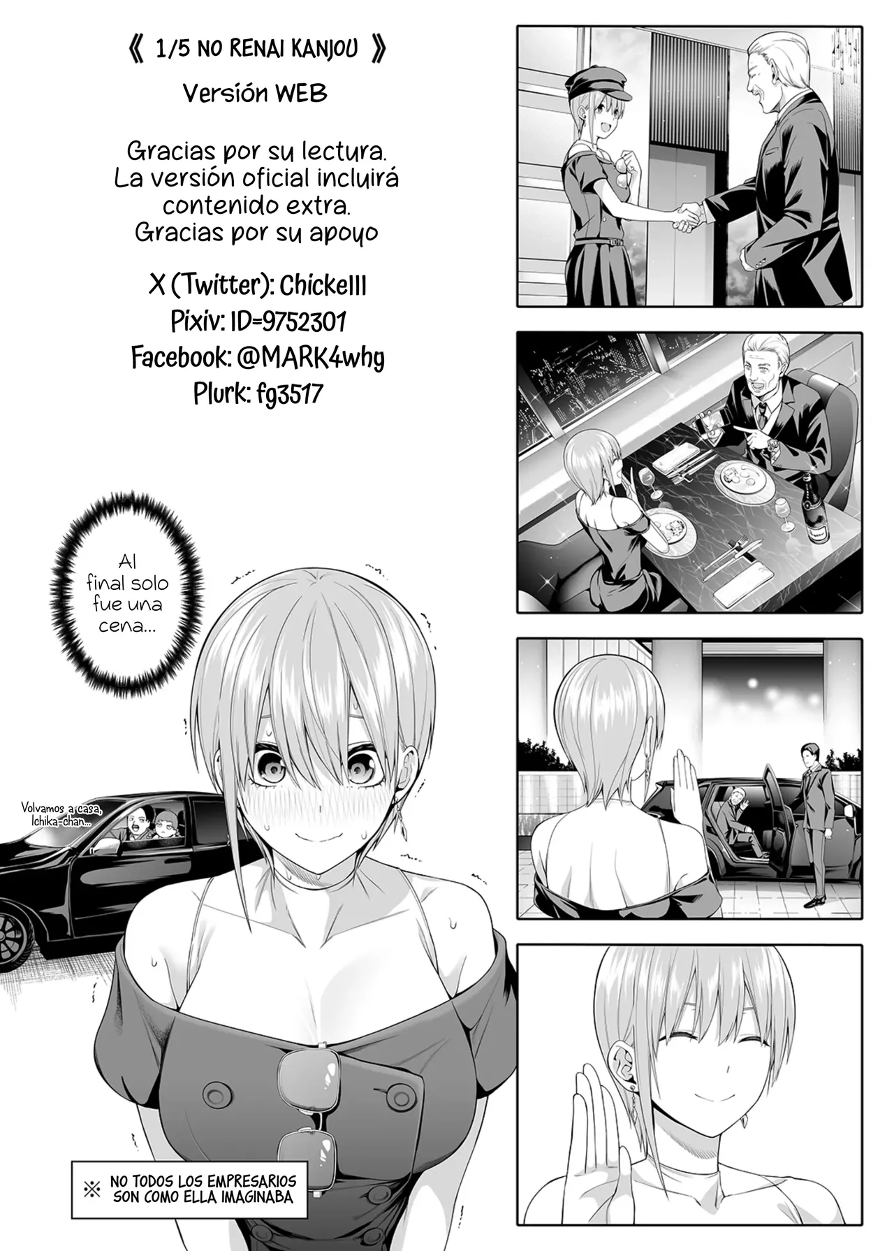 [Bad Mushrooms (Chicke III, 4why)] 1/5 no Renai Kanjou (Gotoubun no Hanayome) [Spanish] [ᗞメᗞ Ⲏⲉⲅⲟ 英雄] [Sample] [Digital] imagen número 103