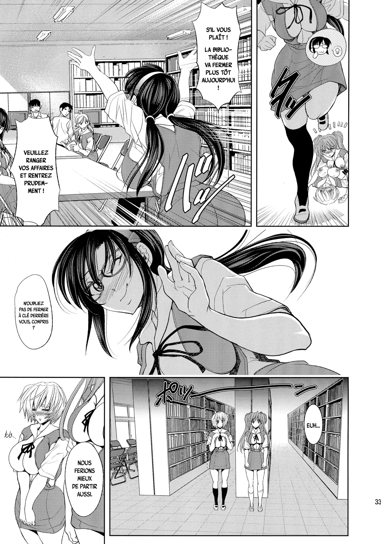 (C87) [Kawaraya Honpo (Kawaraya A-ta)] Kashidashichuu (Neon Genesis Evangelion) [French] {Adopte un pervers} image number 32