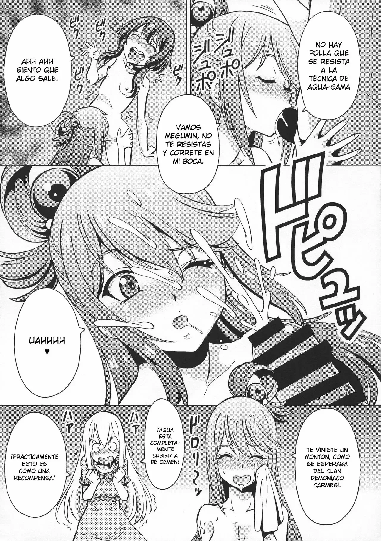 (C95) [Toraya (ITOYOKO)] Ero Subarashii Sekai ni Nakadashi o! 6 FUTASUBA (Kono Subarashii Sekai ni Syukufuku o!) [Spanish] [YURI LIFE y lo demas tambien] 이미지 번호 10