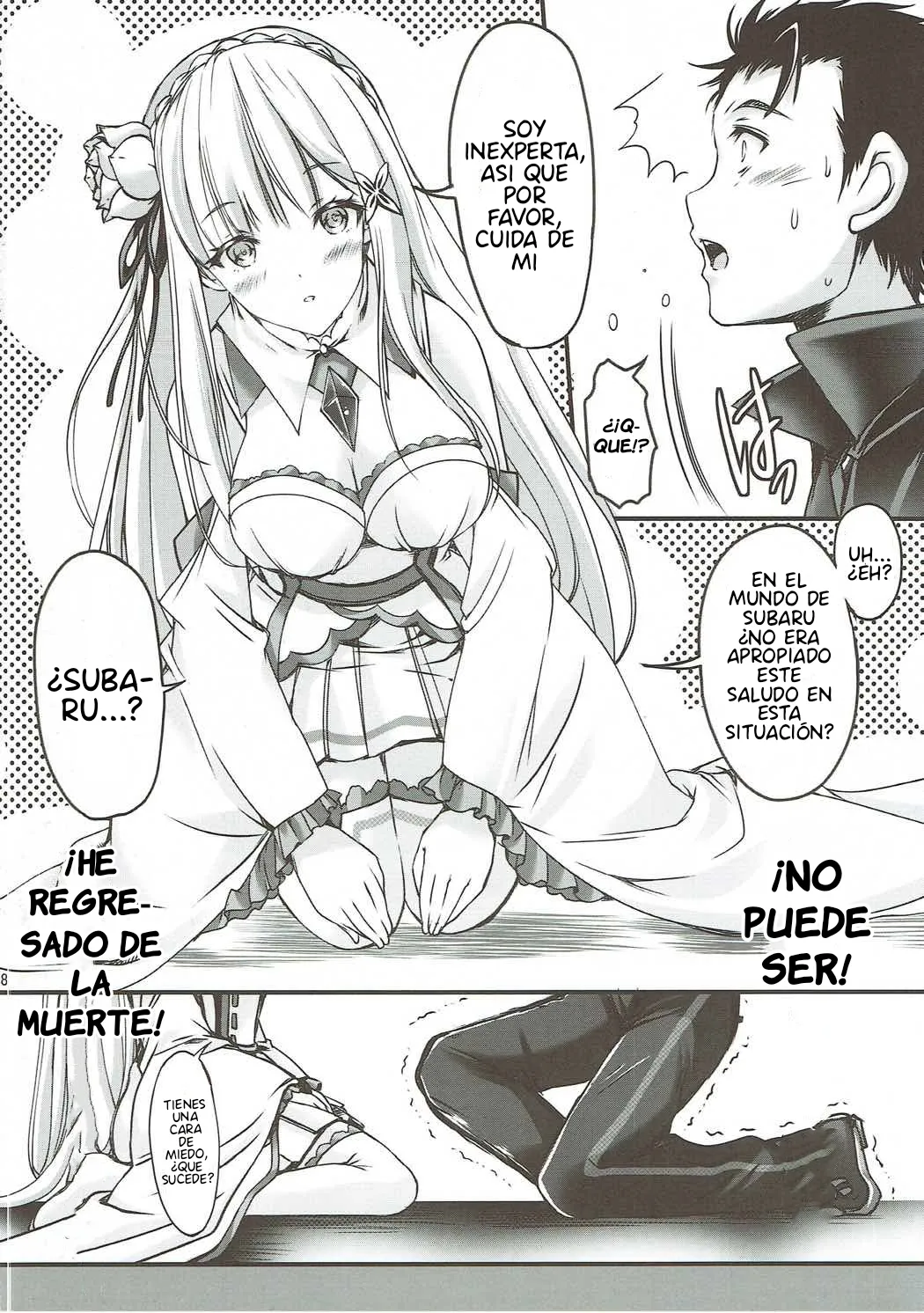 (C91) [HIGH RISK REVOLUTION (Aizawa Hiroshi)] Re:Zero kara Hajimeru Happy End!? - Re:Happy ending from zero (Re:Zero kara Hajimeru Isekai Seikatsu) [Spanish] image number 27