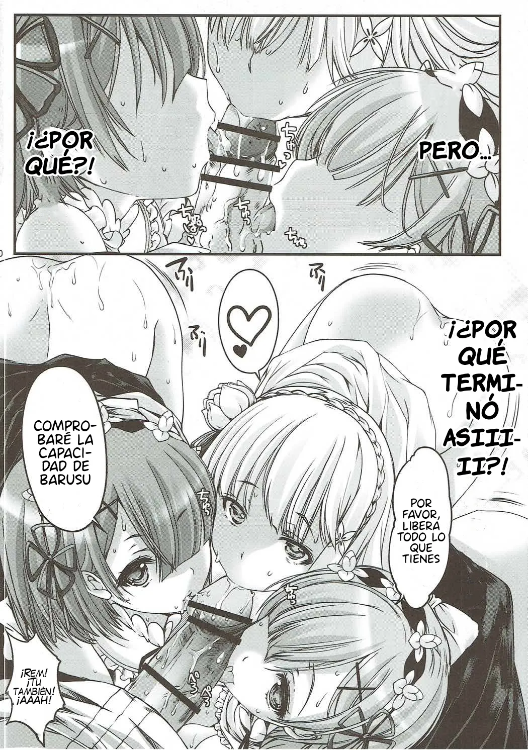 (C91) [HIGH RISK REVOLUTION (Aizawa Hiroshi)] Re:Zero kara Hajimeru Happy End!? - Re:Happy ending from zero (Re:Zero kara Hajimeru Isekai Seikatsu) [Spanish] image number 29