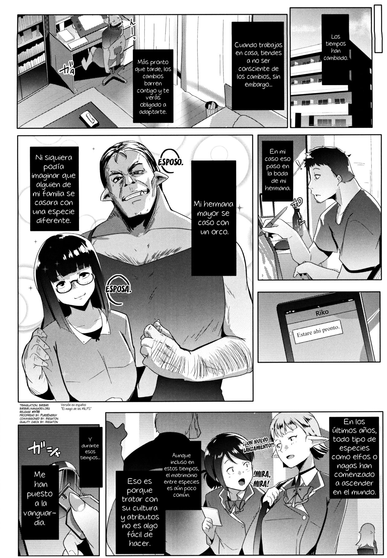 (C97) [Hitsuji Kikaku (Muneshiro)] Imouto wa Mesu Orc | My Little Sister is an Orc [Spanish] [El mago de las MILFS] 4eme image