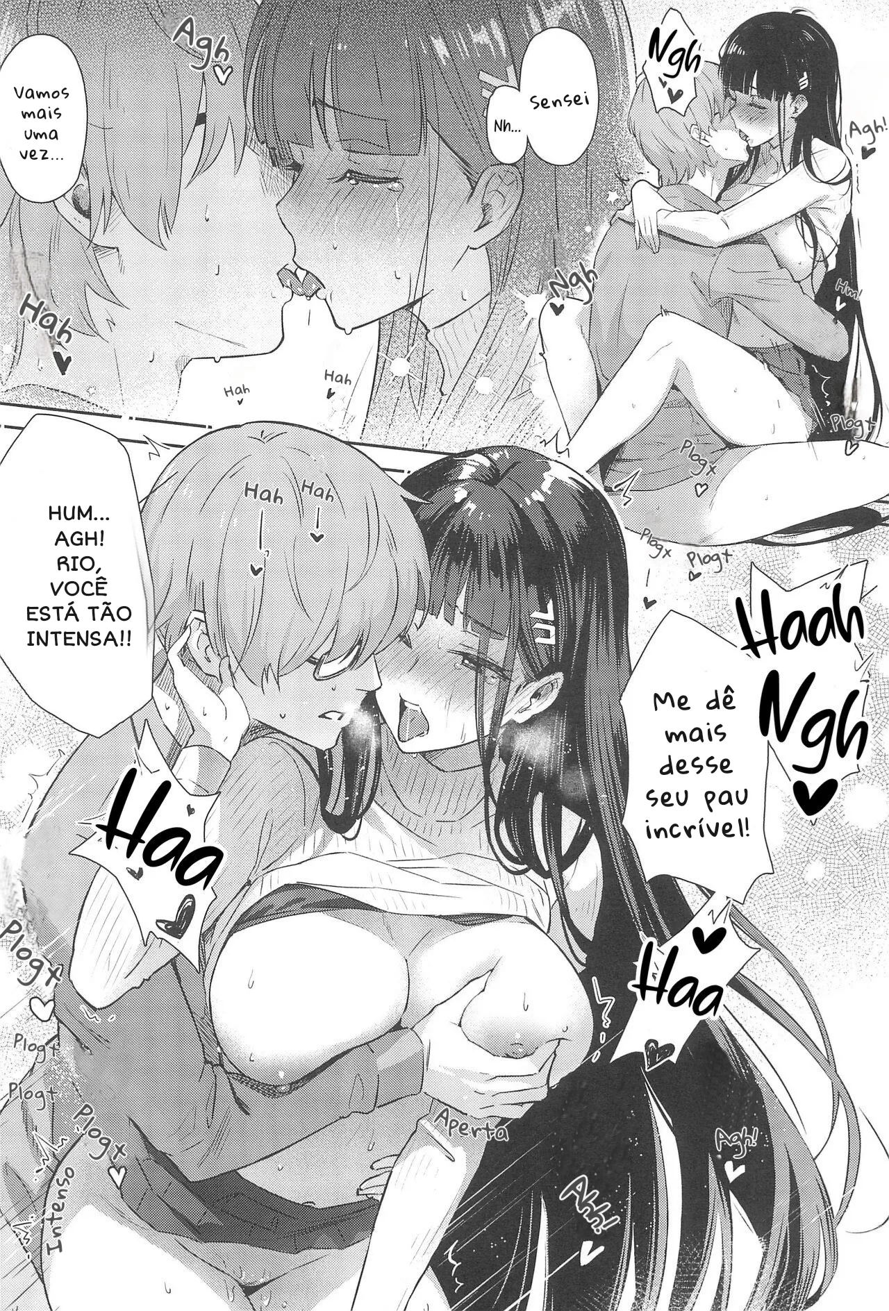 (C102) [Shiro no Ie (Yochiki)] Rio-chan wa Otosaretai - Rio Want To Be Fall in Love (Blue Archive) [pt-BR] [Bakai.org] 画像番号 24