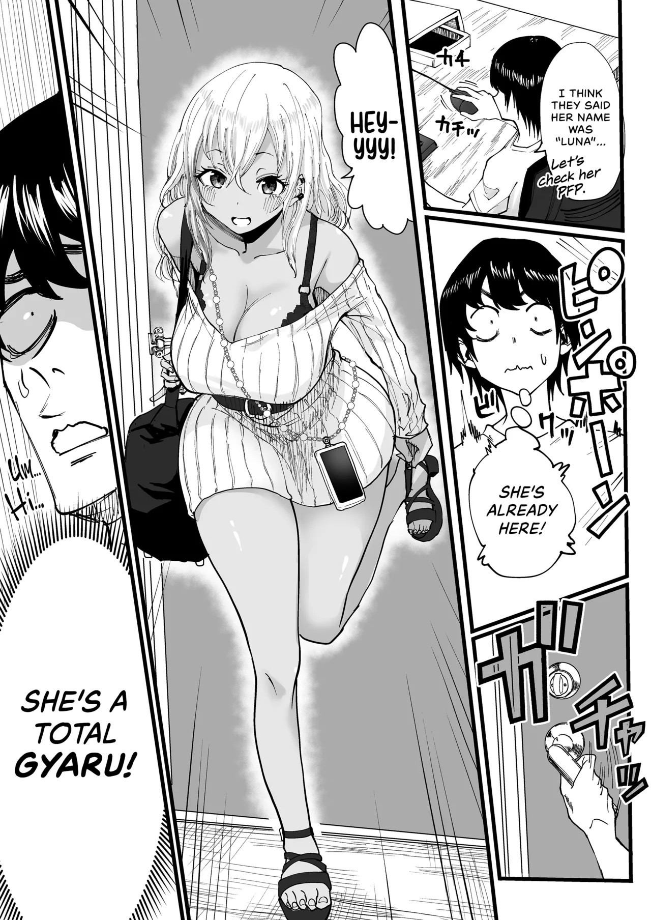 [Kurohamya (Kurosu)] Kurogal Men-esthe Jou ga Yarasetekureru Hanashi | Happy Endings with a Tanned Gyaru Massage Therapist [English] [head empty] [Digital] imagen número 4