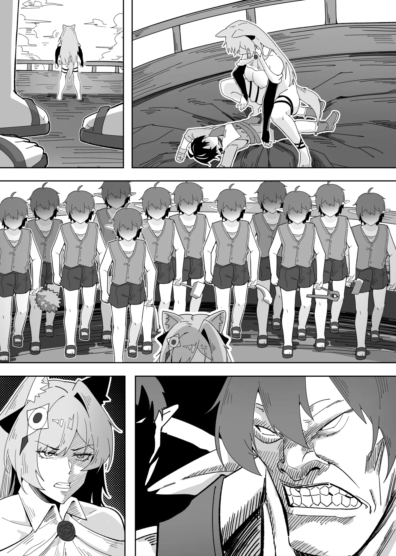 KnightFault（ダスク）·鸿雪大战小杜林（明日方舟同人H·LC整合汉化组获权代发） 图片编号 48