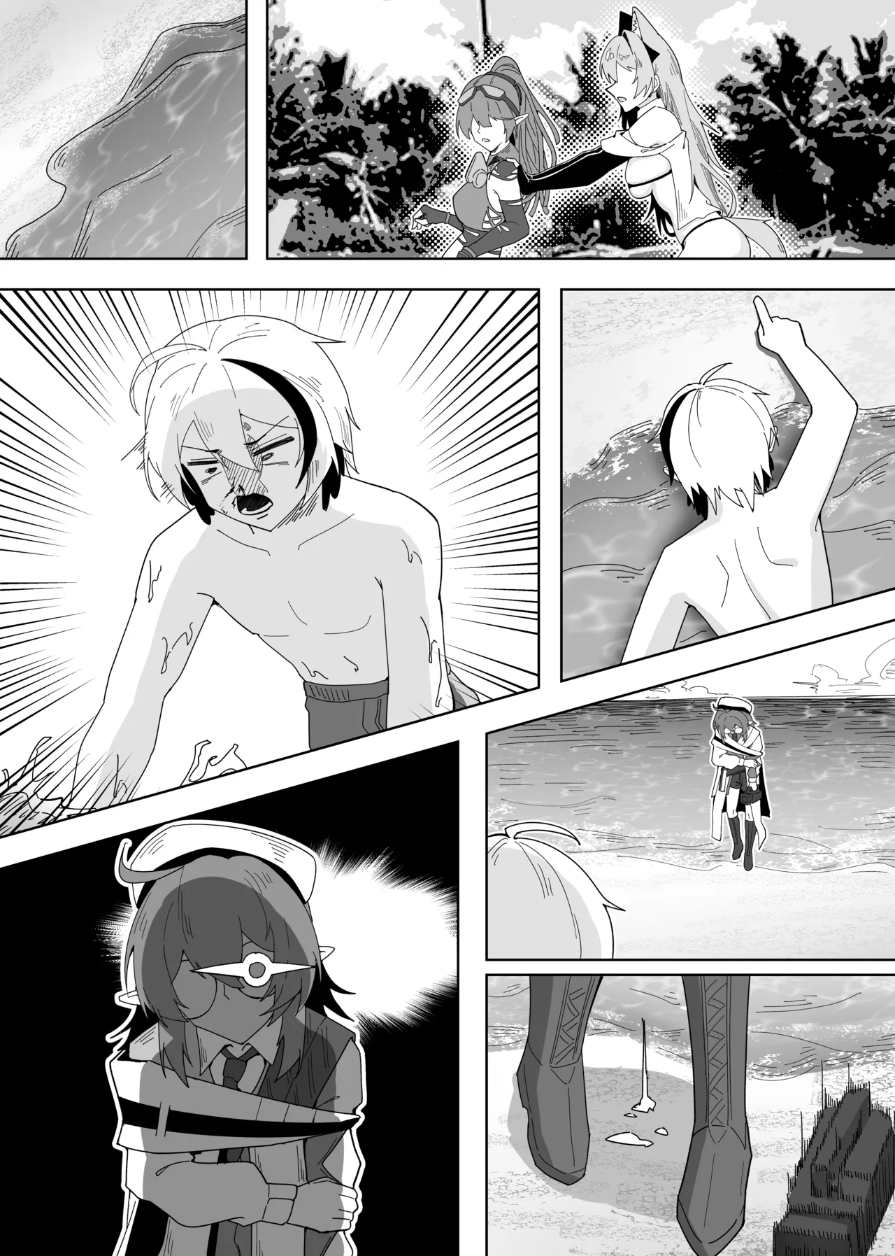 KnightFault（ダスク）·鸿雪大战小杜林（明日方舟同人H·LC整合汉化组获权代发） 图片编号 55