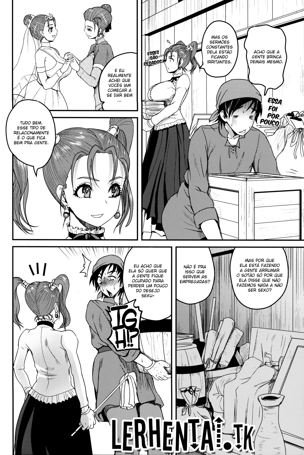 (C95) [Quick kick Lee (Yoshimura Tatsumaki)] Yome no Iroke ga Tsuyosugiru | My Wife Has Too Much Sex Appeal (Dragon Quest VIII) [Portuguese-BR] image number 9