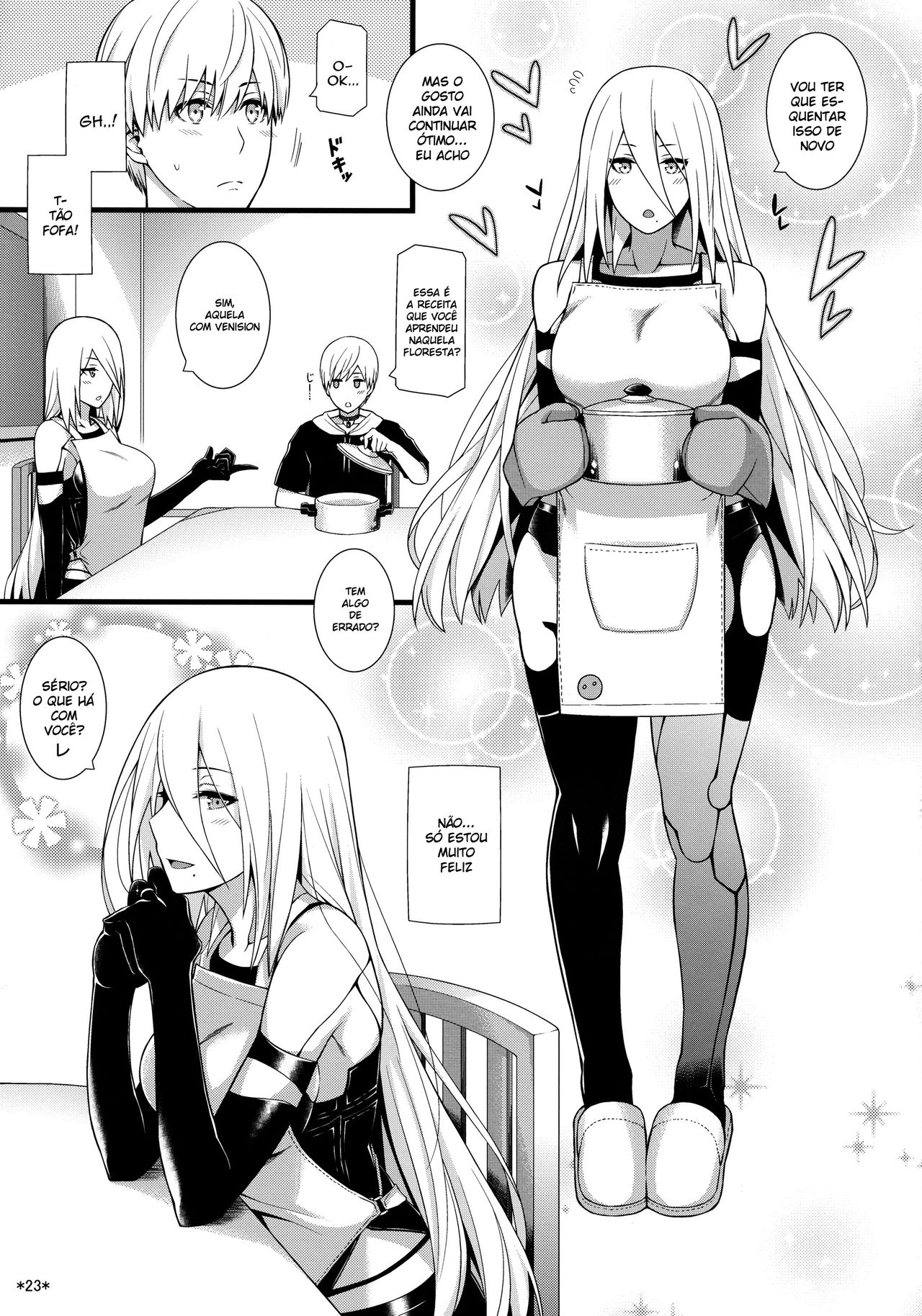 (COMIC1☆13) [Monmo Bokujou (Uron Rei)] Kimi no Egao ga Boku no Hoshi 2 (NieR:Automata) [Portuguese-BR] (DiegoVPR) изображение № 24