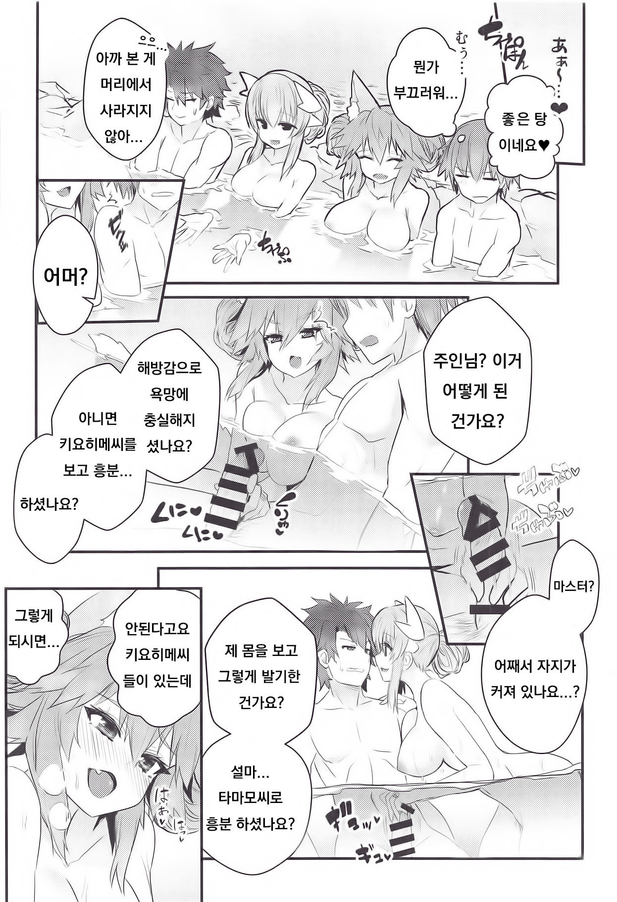 (C95) [Yamitsuki Honpo (Wise Speak)] Onsen, Yukemuri, Bijo Zekkei. (Fate/Grand Order) [Korean] image number 5