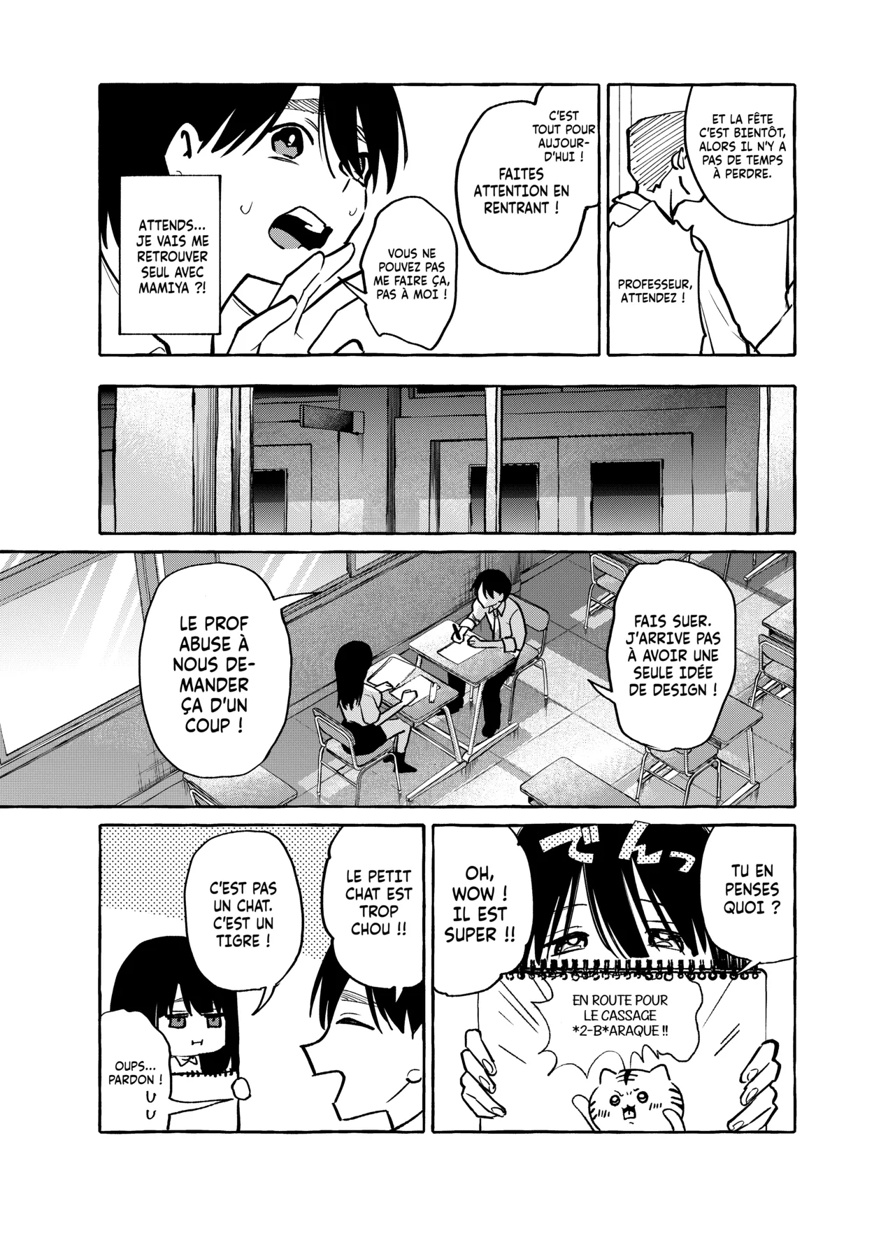 [Konoshiro Shinko (Yamagara Tasuku, Karasuma Yayoi)] Tonari no Seki no Mamiya-san - Mamiya shows off her boobs. [French] [Histoire d'Hentai] [Digital] numero di immagine  11