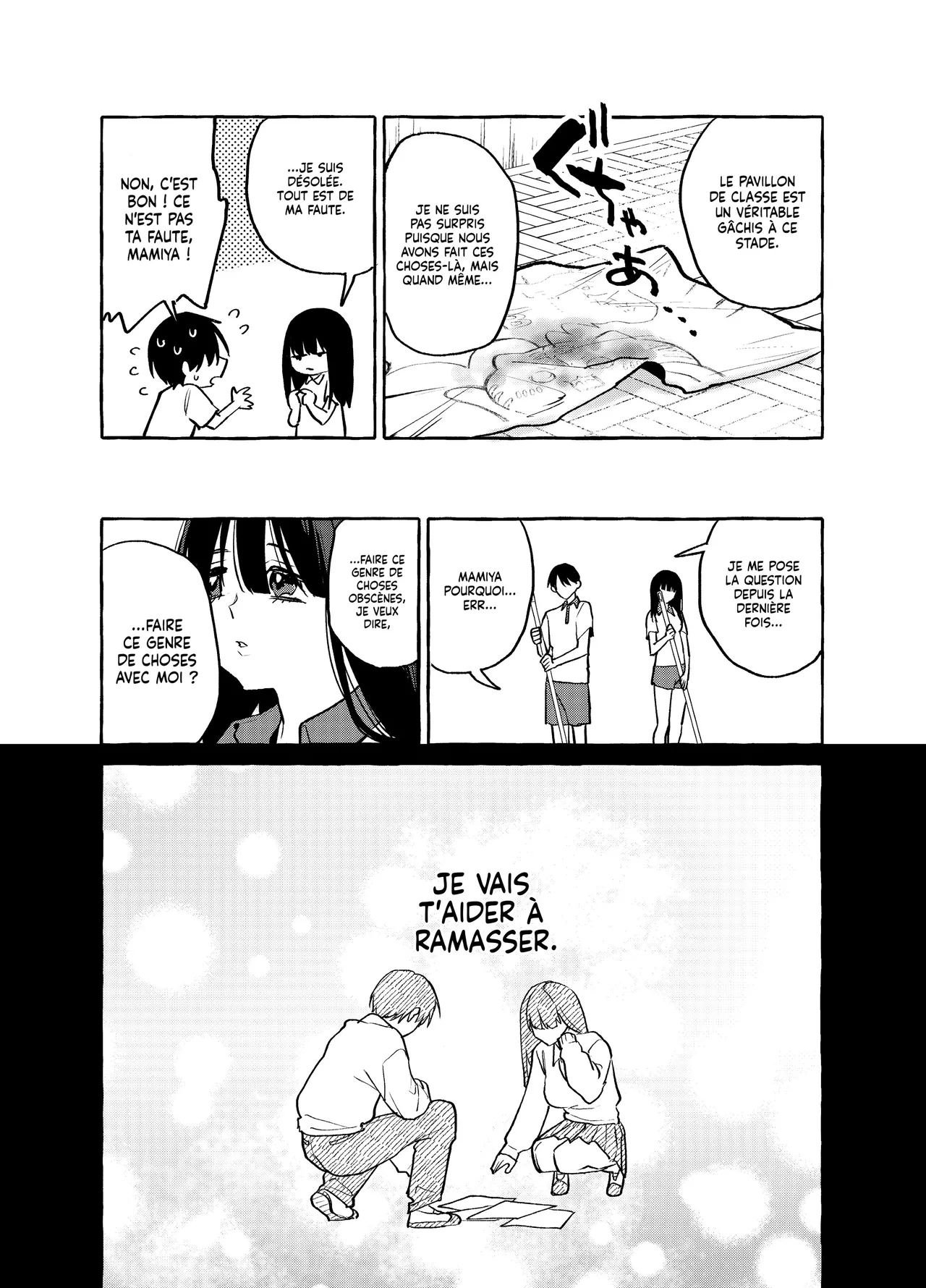 [Konoshiro Shinko (Yamagara Tasuku, Karasuma Yayoi)] Tonari no Seki no Mamiya-san - Mamiya shows off her boobs. [French] [Histoire d'Hentai] [Digital] numero di immagine  39