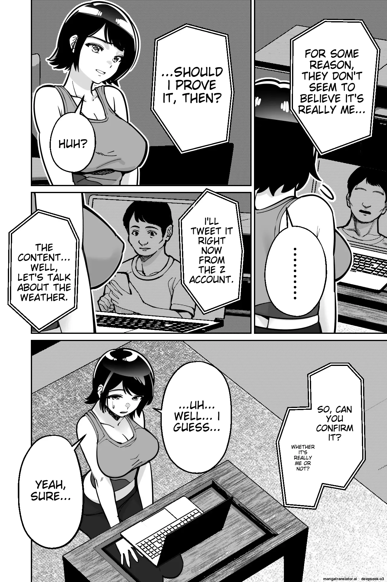 [Tokamosu] Saimin Pilates -Wakazuma, Online Lesson Koushi no Saiminjutsu ni Hamaru- | Hypnotic Pilates - A young wife gets hooked on the hypnosis of her online lesson instructor [English] image number 30