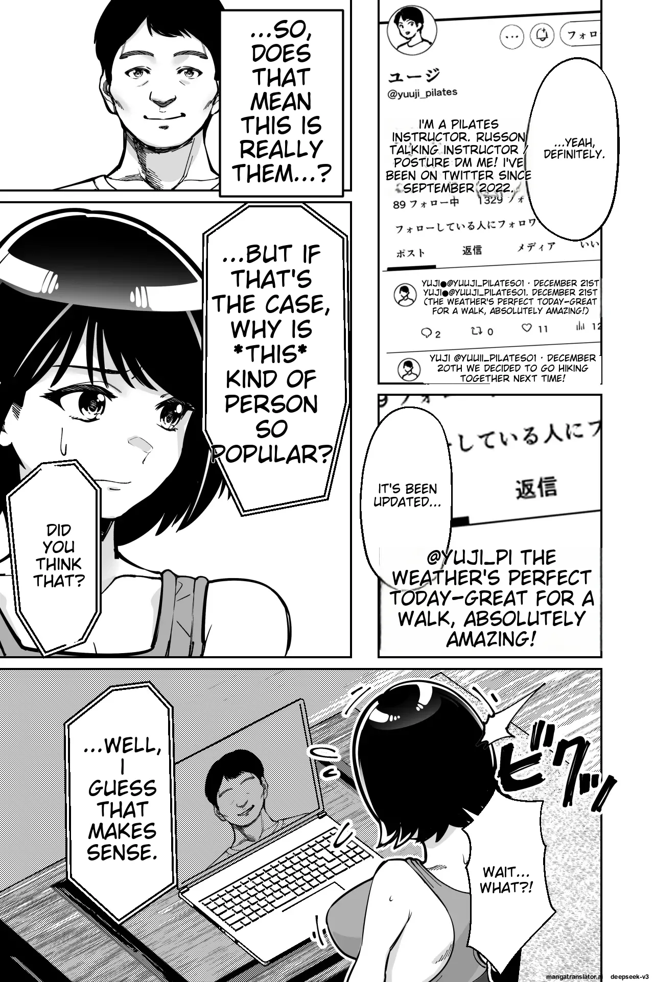 [Tokamosu] Saimin Pilates -Wakazuma, Online Lesson Koushi no Saiminjutsu ni Hamaru- | Hypnotic Pilates - A young wife gets hooked on the hypnosis of her online lesson instructor [English] image number 31