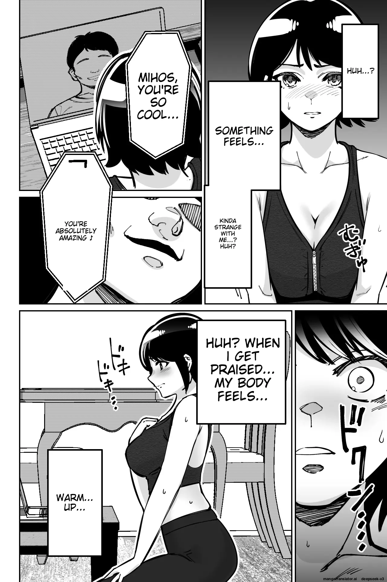 [Tokamosu] Saimin Pilates -Wakazuma, Online Lesson Koushi no Saiminjutsu ni Hamaru- | Hypnotic Pilates - A young wife gets hooked on the hypnosis of her online lesson instructor [English] image number 36