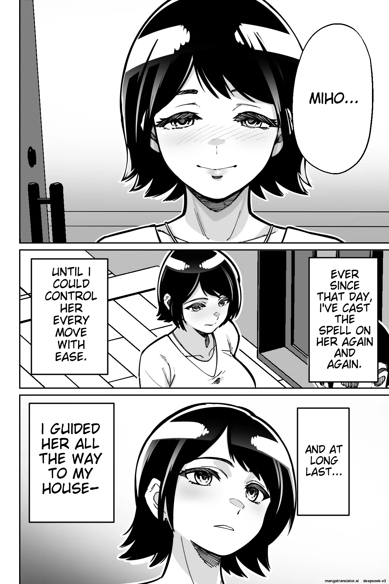 [Tokamosu] Saimin Pilates -Wakazuma, Online Lesson Koushi no Saiminjutsu ni Hamaru- | Hypnotic Pilates - A young wife gets hooked on the hypnosis of her online lesson instructor [English] image number 64