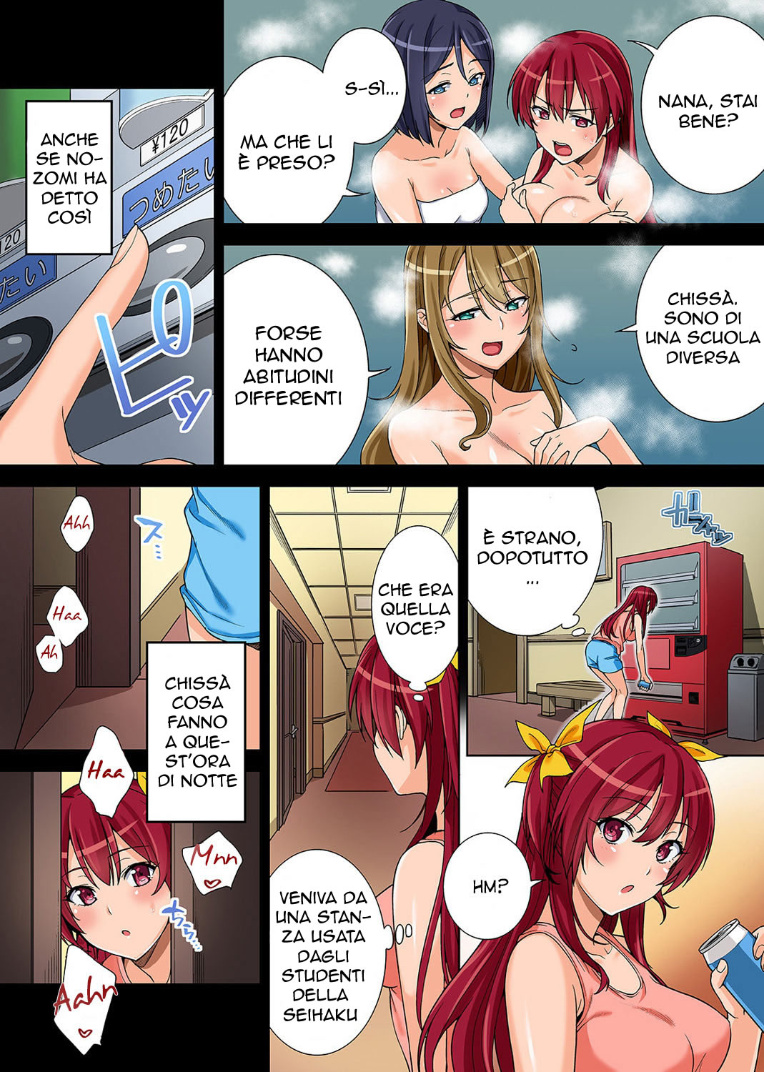 [Tsukimoto Kizuki] Bou Yuumei Shiritsu Daigaku YariCir no Jittai ~Gasshukusaki de Issho ni Natta Ojou-sama Daigakusei-tachi no Baai~ Ch. 1-5 [Italian] Bildnummer 9