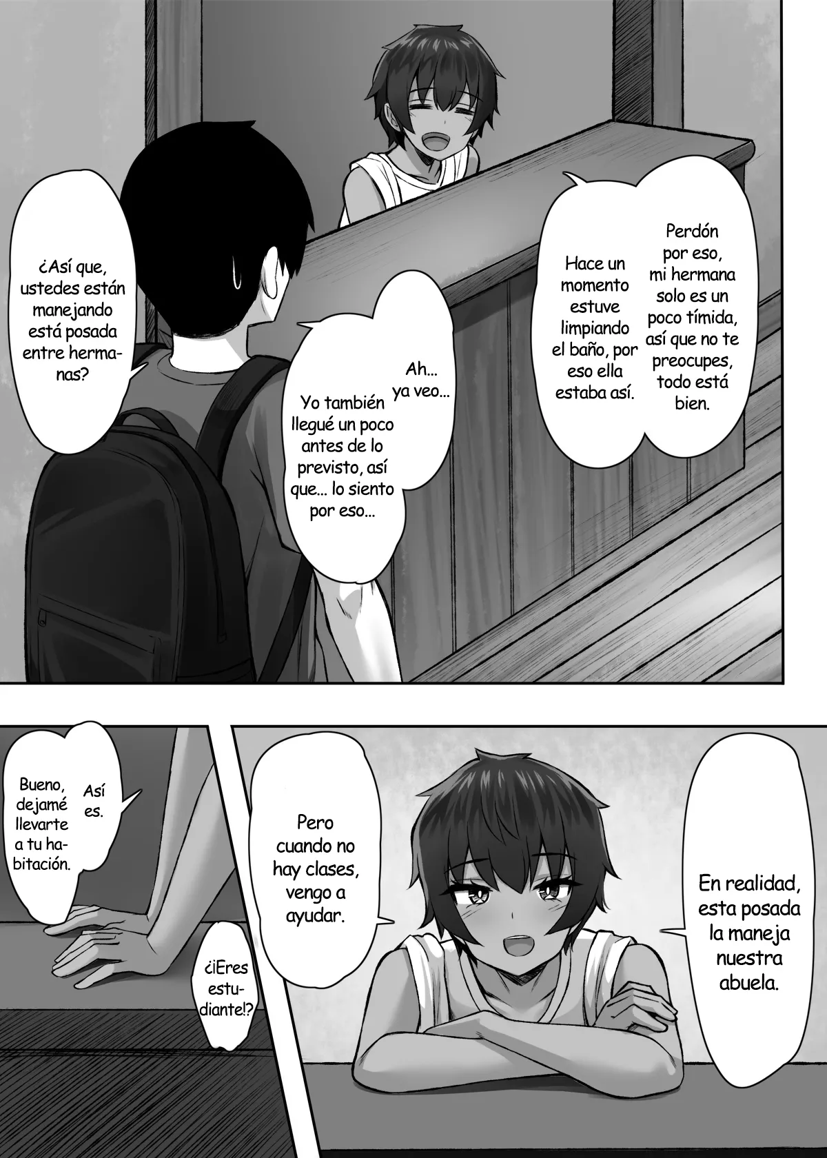 [Molta Shouten (Molta)] Sei ni Honpousugiru Minshuku Shimai | Las Hermanas de la Posada Obsesionadas con el Sexo [Spanish] [Kejotan] изображение № 4