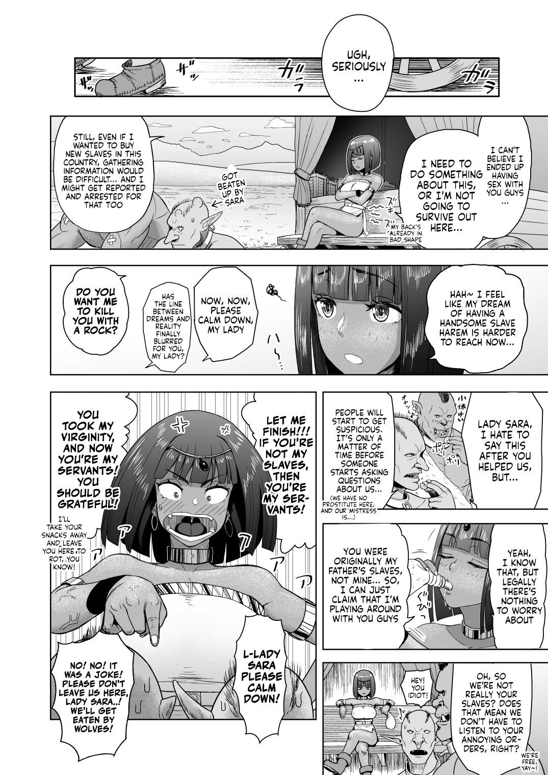 [Mandrill (Arimura Ario)] Datte Otoko wa Kedamono da mono! Dai 2.0-wa Goshujin-sama wa Ore-tachi no... | Because All Men Are Beasts! 2.0 - "Mistress is our..." [English] image number 29