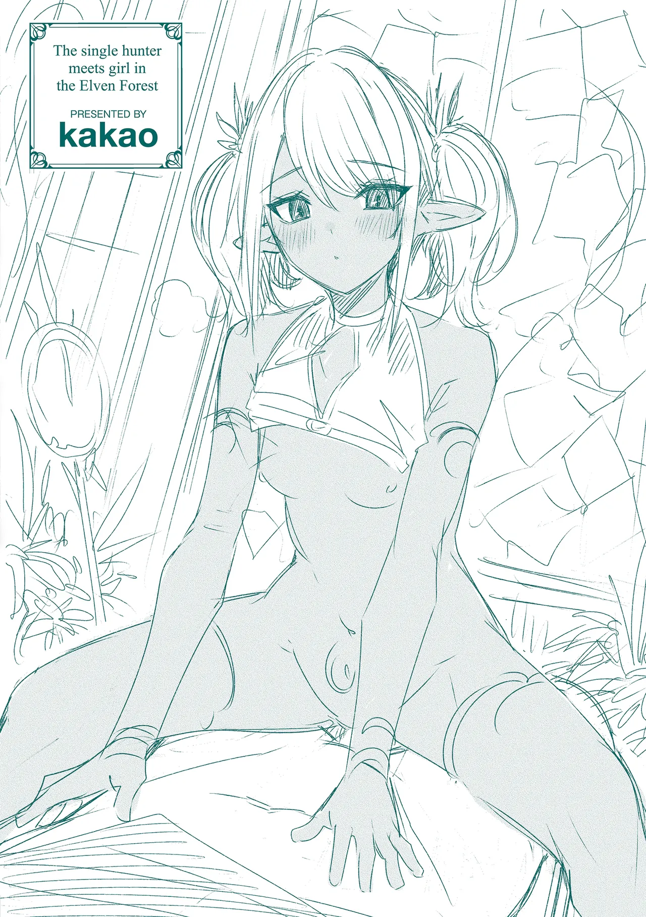 [kakao] Dokushin Hunter no Deai wa Elf no Mori de CH.6  [Chinese] [无毒汉化组] [Digital] imagen número 44