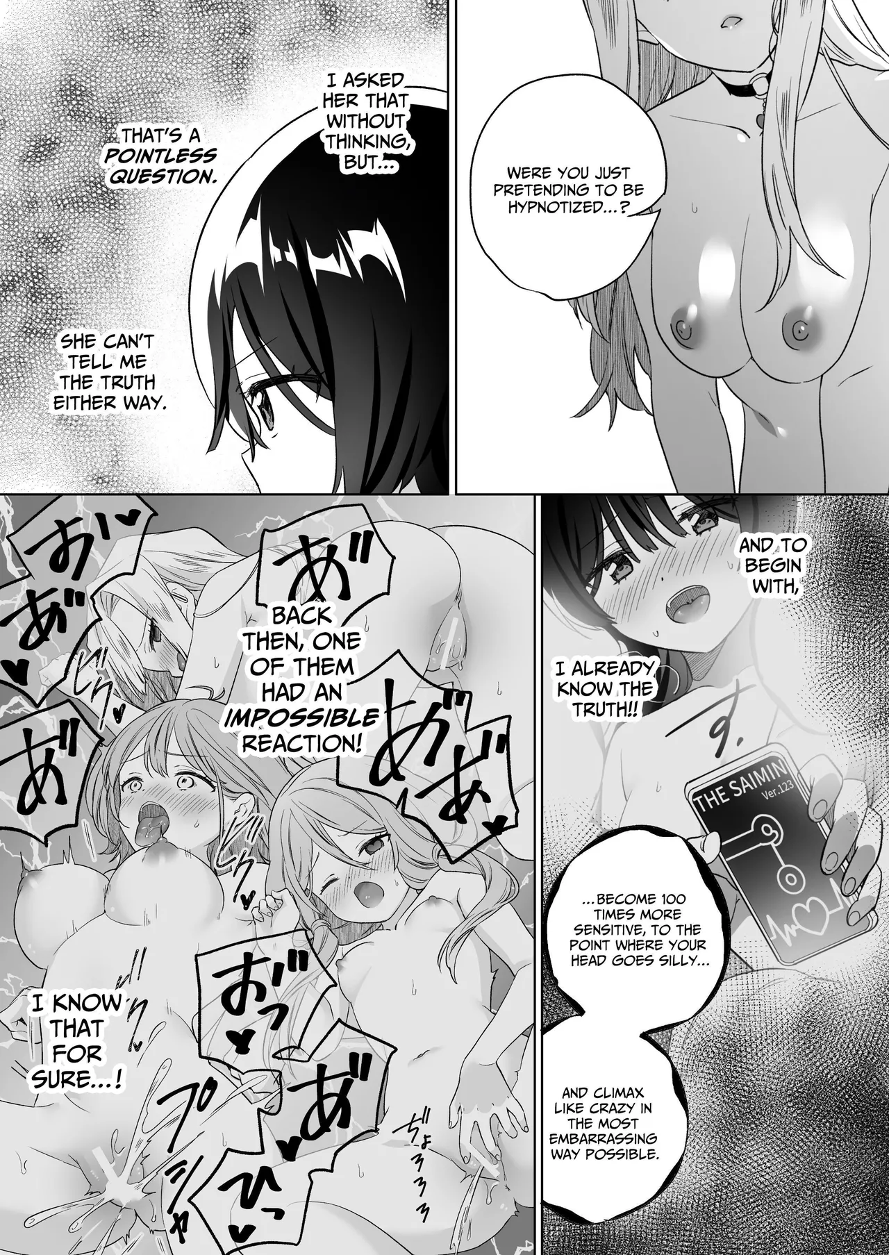 [Gutsutoma (Tachi)] Minna de Ecchi na Yurikatsu Appli ~Ee Kono Naka ni Kakattenai Ko ga Iru!?~ 3 Zenpen | A Sexy Yuri App 3 ~What?! One Of You Isn't Mesmerized!?~ Part 1 [Digital] [English] [IXIA WORKS] image number 16
