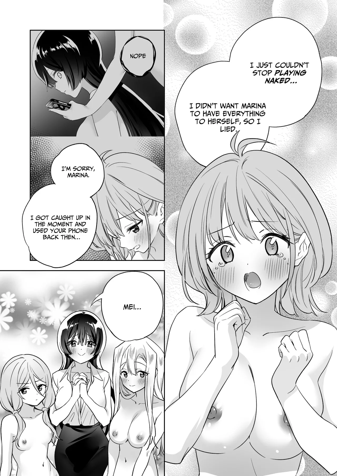 [Gutsutoma (Tachi)] Minna de Ecchi na Yurikatsu Appli ~Ee Kono Naka ni Kakattenai Ko ga Iru!?~ 3 Zenpen | A Sexy Yuri App 3 ~What?! One Of You Isn't Mesmerized!?~ Part 1 [Digital] [English] [IXIA WORKS] image number 67