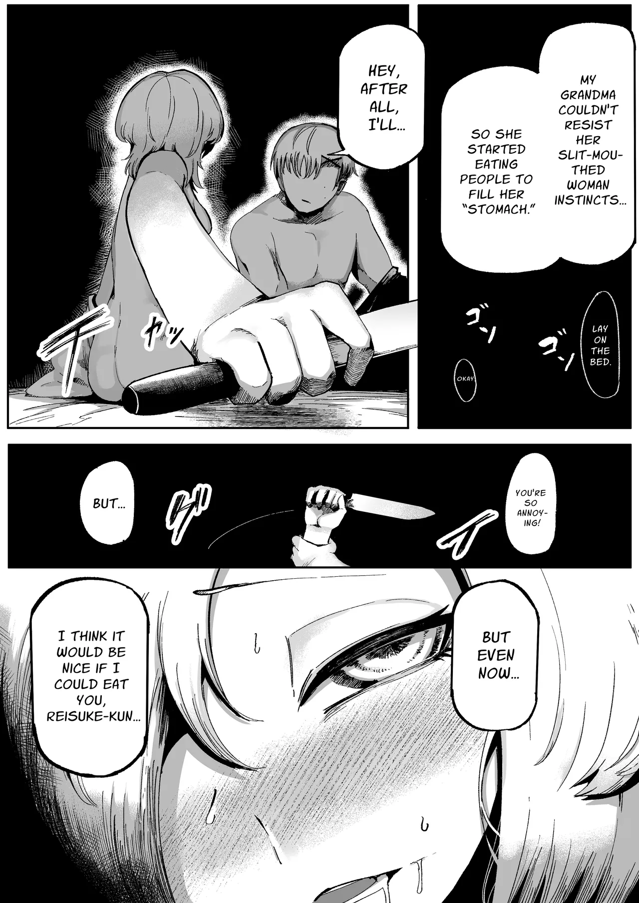 [Aimai no Wakusei (Nabatani Kinoko)] Loving and Lewding with a Slit-Mouthed Woman [English] [nasmas] image number 20