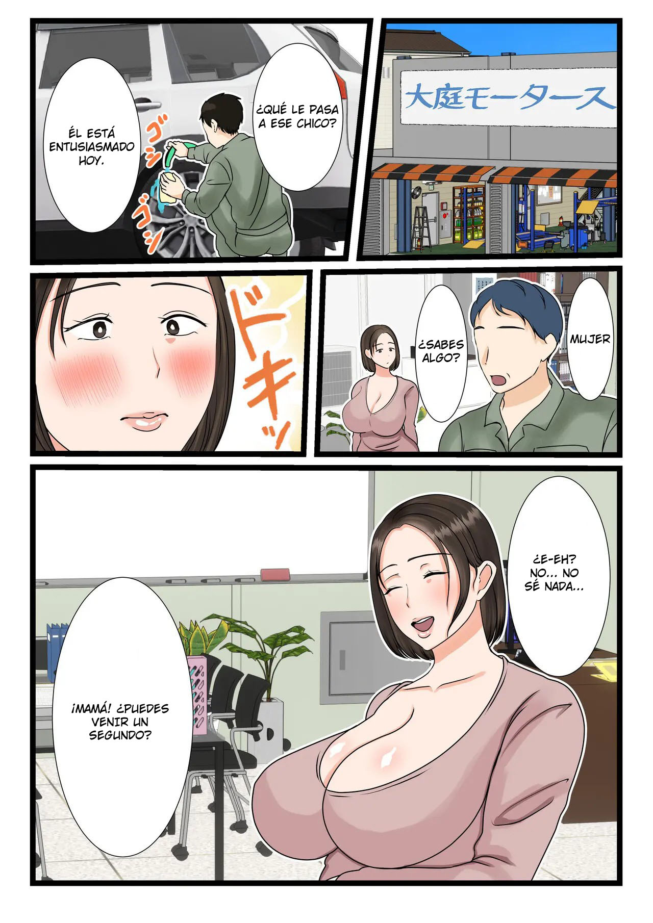 [Benii Kenkyuujo (Benisairo)] Ooba-san-chi no Okaa-san ~Musuko no Wagamama ni Juujun na Nichijou~ | La Madre de la Familia Oba ~Una Rutina Diaria de Sumisión a las Indulgencias de su Hijo~ [Spanish] [SrTraduc] 画像番号 76