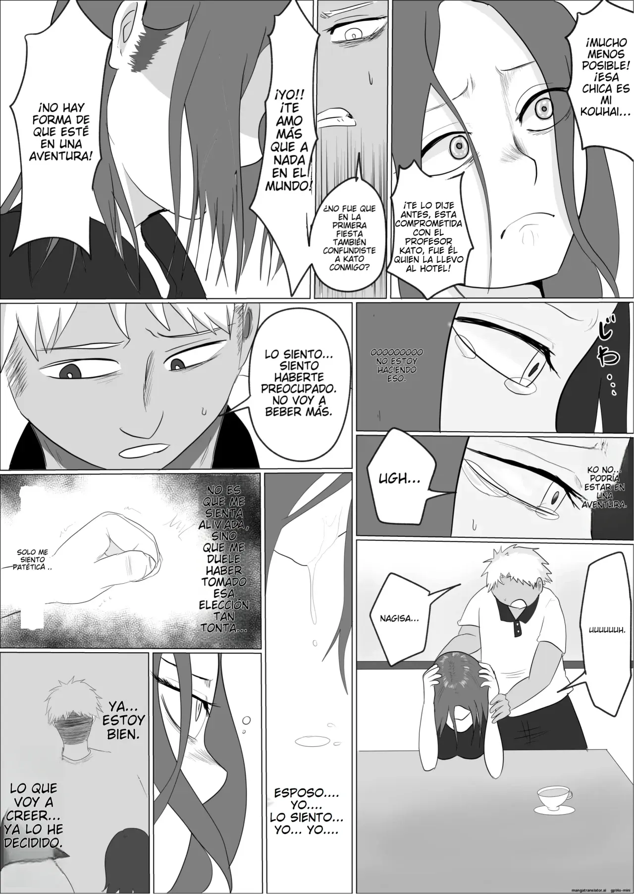 [Souka Dadasu] Hata Touban no Onna ~InCha Otoko no Moto BariCaree Tsuma Netori Keikaku~ | La Mujer de la Bandera ~El Plan de Seduccion para Conquistar a una Ex-Profesora Casada~ [Spanish] [NTRForever] изображение № 77