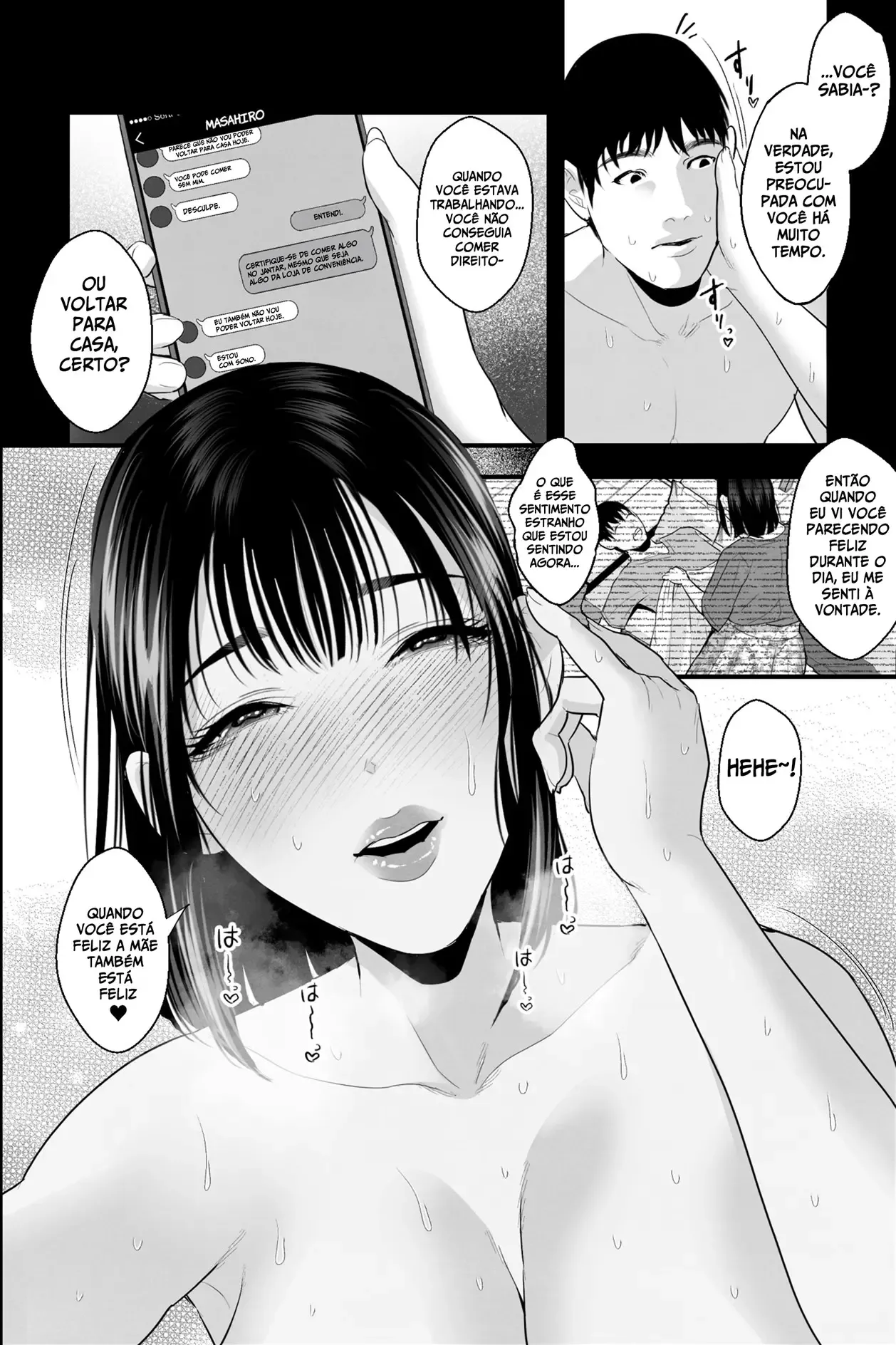 [Ginshio Honpo (Ginen)] Tainai Kaiki ~Neet no Ore wa Bakunyuu Haha to Manjiru Toroama Kozukuri Sex de Iyasareru~ [Portuguese-BR] [hentaikai.com] изображение № 21