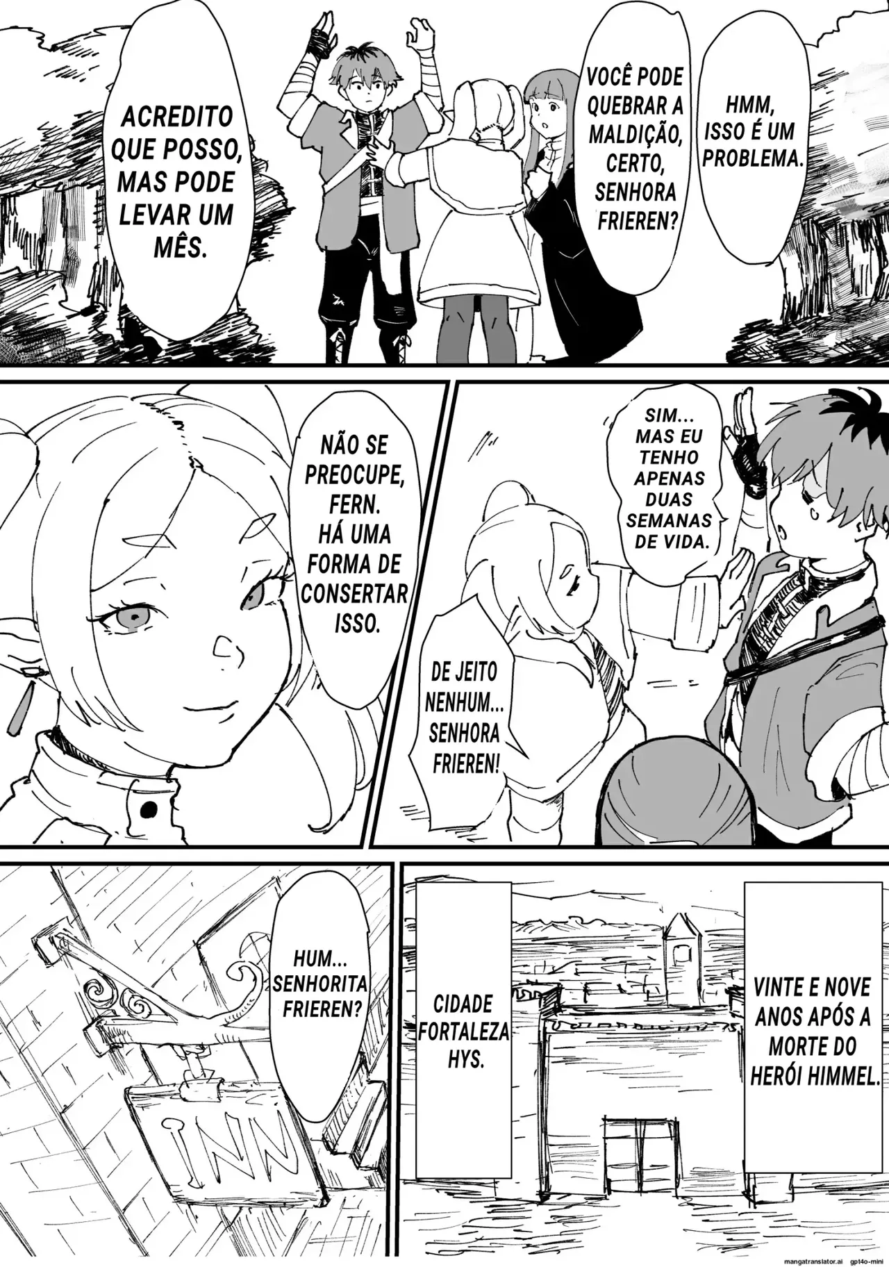 (C104) [Goma Brothers (Gomabura, Kirsi) Tama-traak ~Otoko o Korosu Mahou~ (Sousou no Frieren) [Portuguese-BR] image number 3