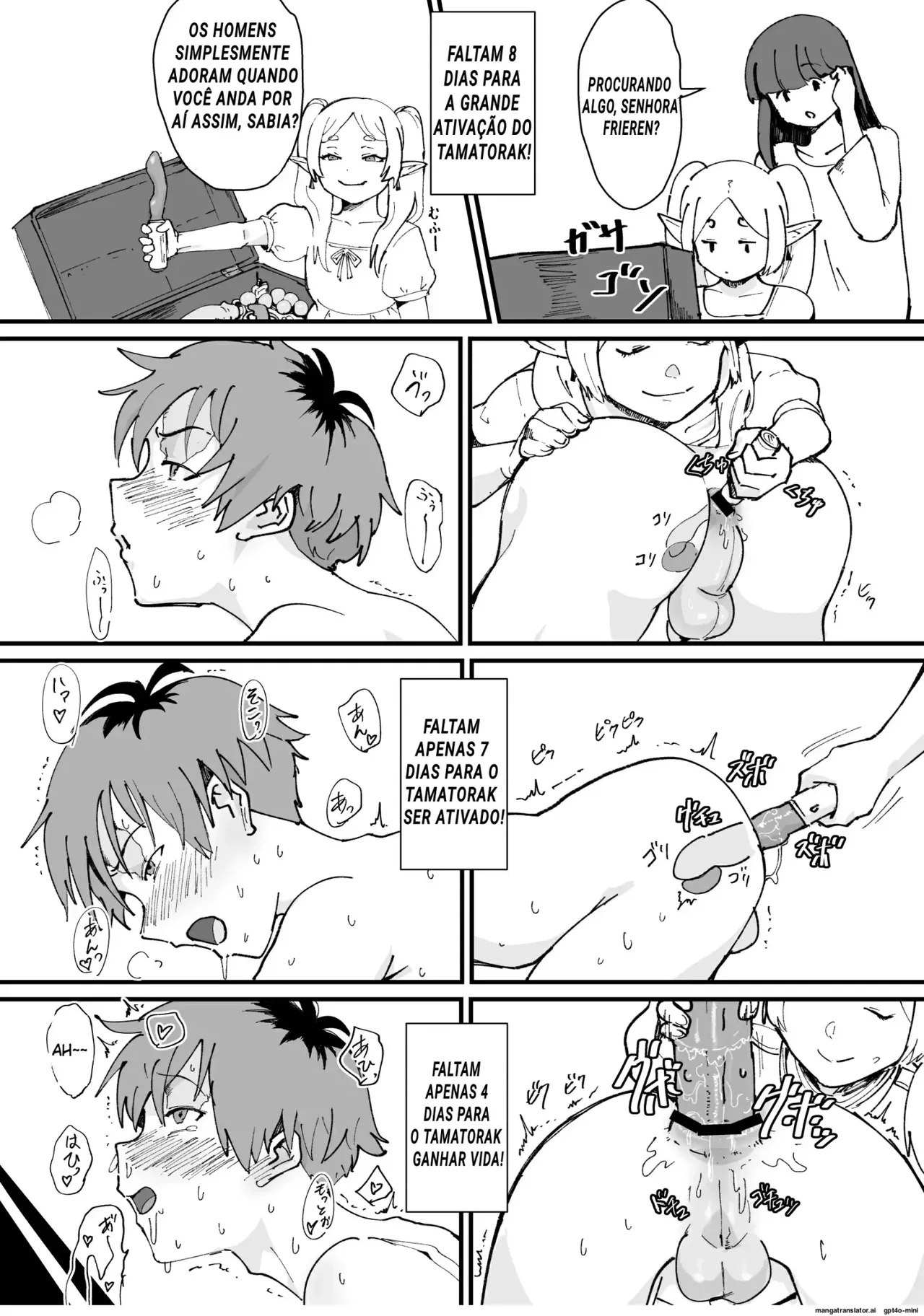 (C104) [Goma Brothers (Gomabura, Kirsi) Tama-traak ~Otoko o Korosu Mahou~ (Sousou no Frieren) [Portuguese-BR] image number 11