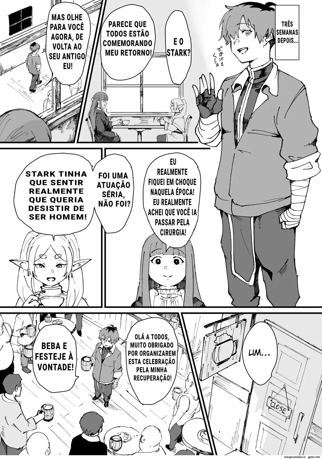 (C104) [Goma Brothers (Gomabura, Kirsi) Tama-traak ~Otoko o Korosu Mahou~ (Sousou no Frieren) [Portuguese-BR] image number 18