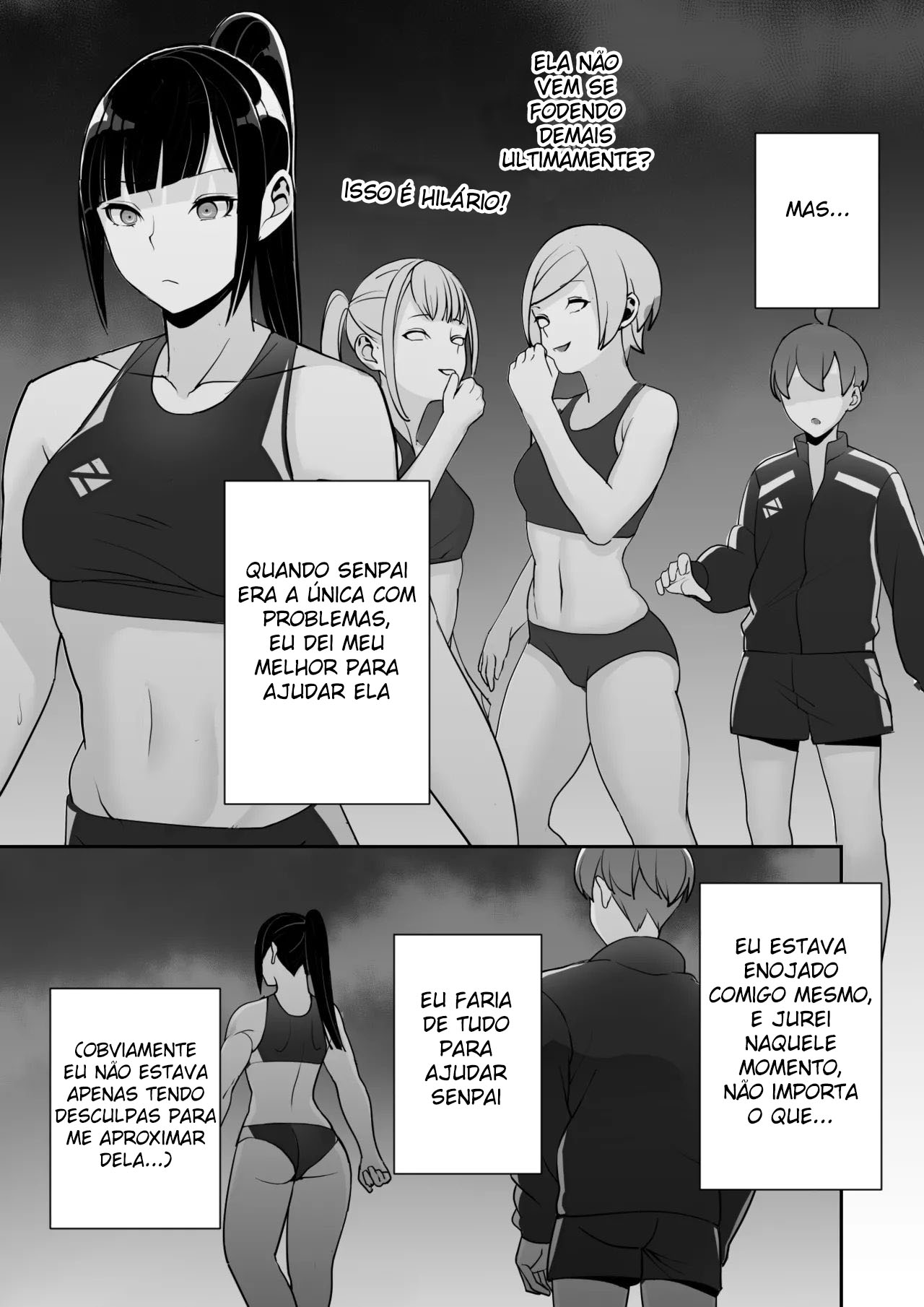 [Material Engine (Materia)] Reizoku no Kubiwa Akogare no Rikujoubu Senpai o Toraete Jibun no Konomi ni Sennou Choukyou [Portuguese-BR] 图片编号 39