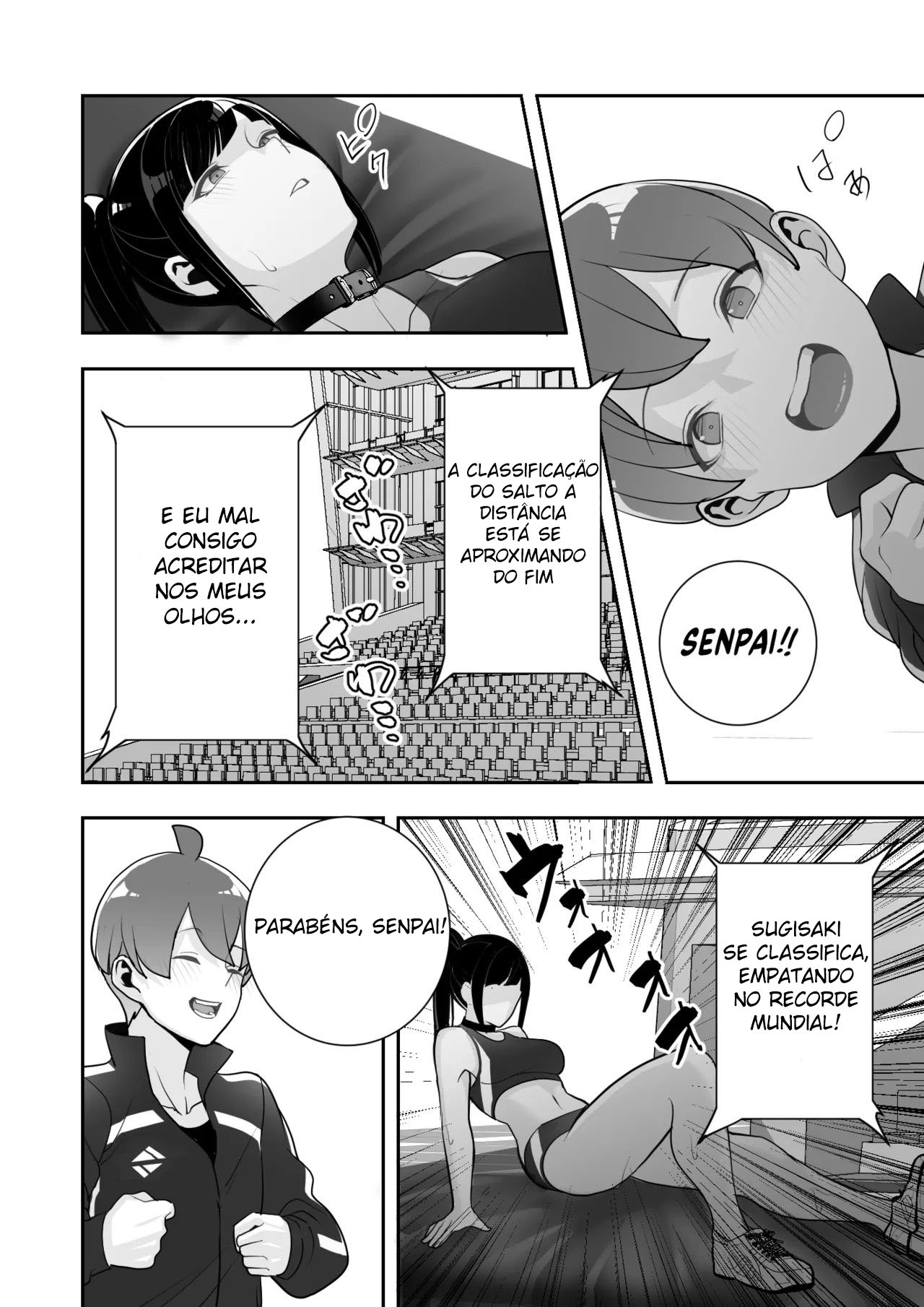 [Material Engine (Materia)] Reizoku no Kubiwa Akogare no Rikujoubu Senpai o Toraete Jibun no Konomi ni Sennou Choukyou [Portuguese-BR] 图片编号 50