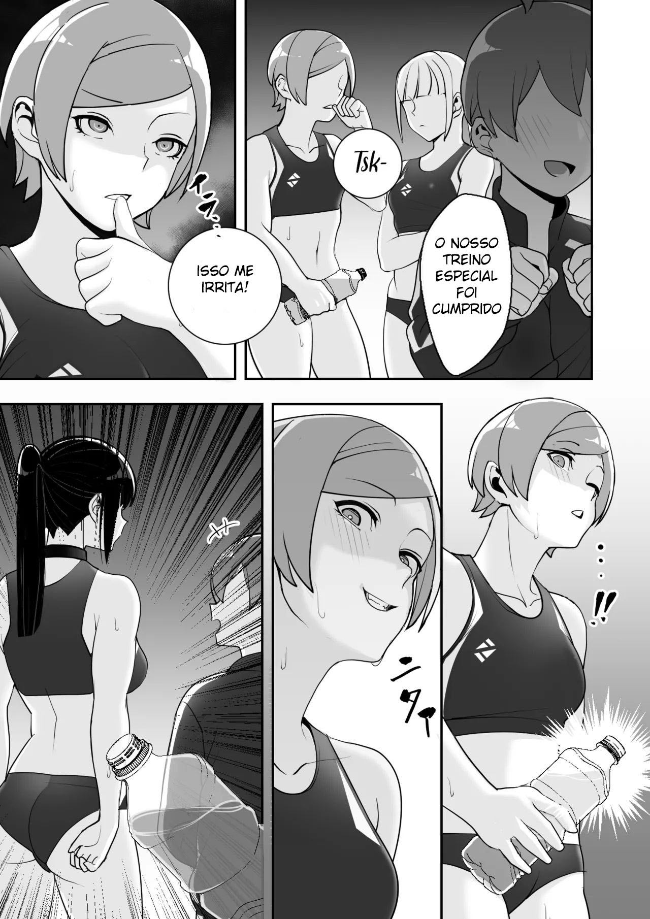 [Material Engine (Materia)] Reizoku no Kubiwa Akogare no Rikujoubu Senpai o Toraete Jibun no Konomi ni Sennou Choukyou [Portuguese-BR] 图片编号 51