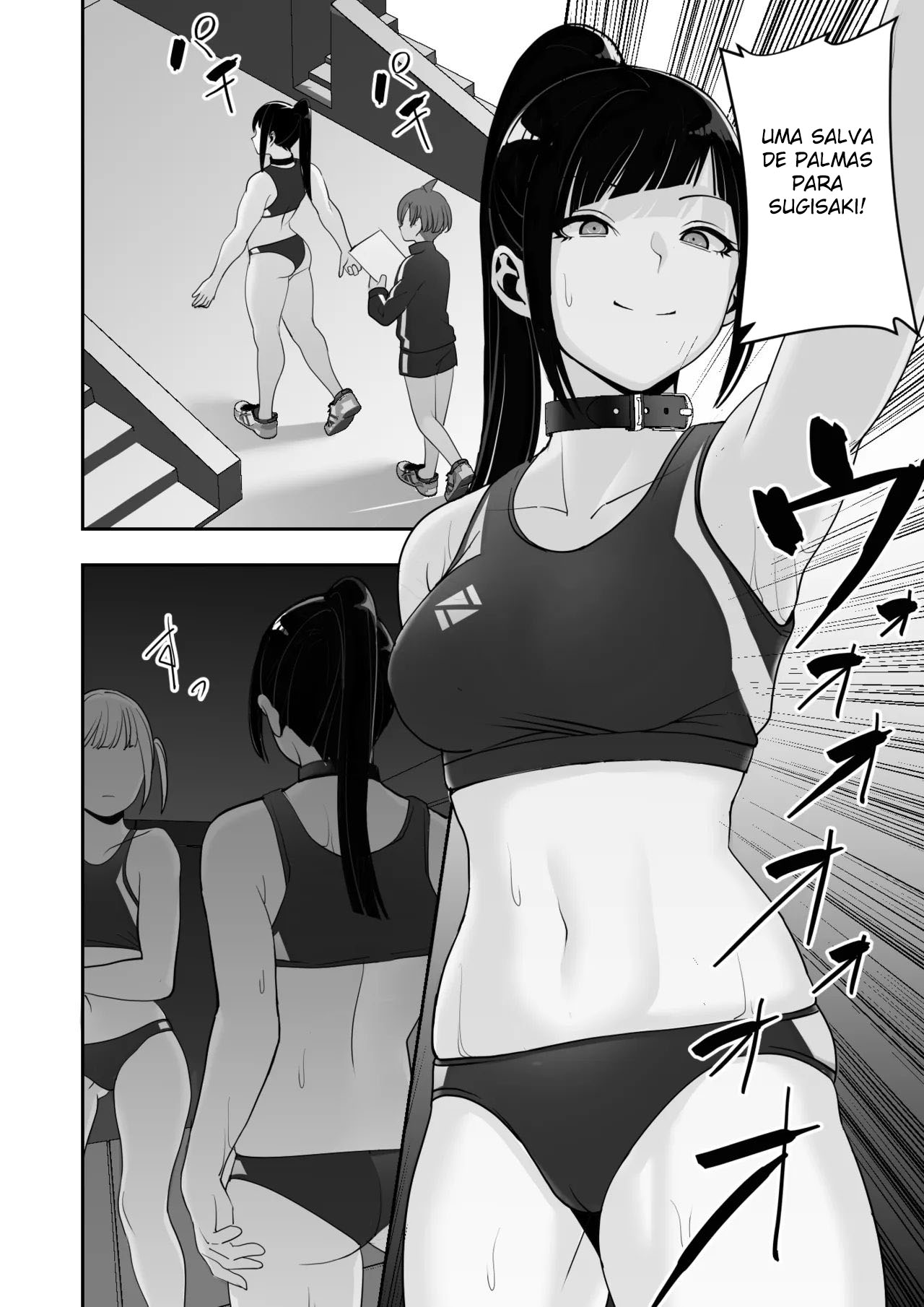 [Material Engine (Materia)] Reizoku no Kubiwa Akogare no Rikujoubu Senpai o Toraete Jibun no Konomi ni Sennou Choukyou [Portuguese-BR] 图片编号 72