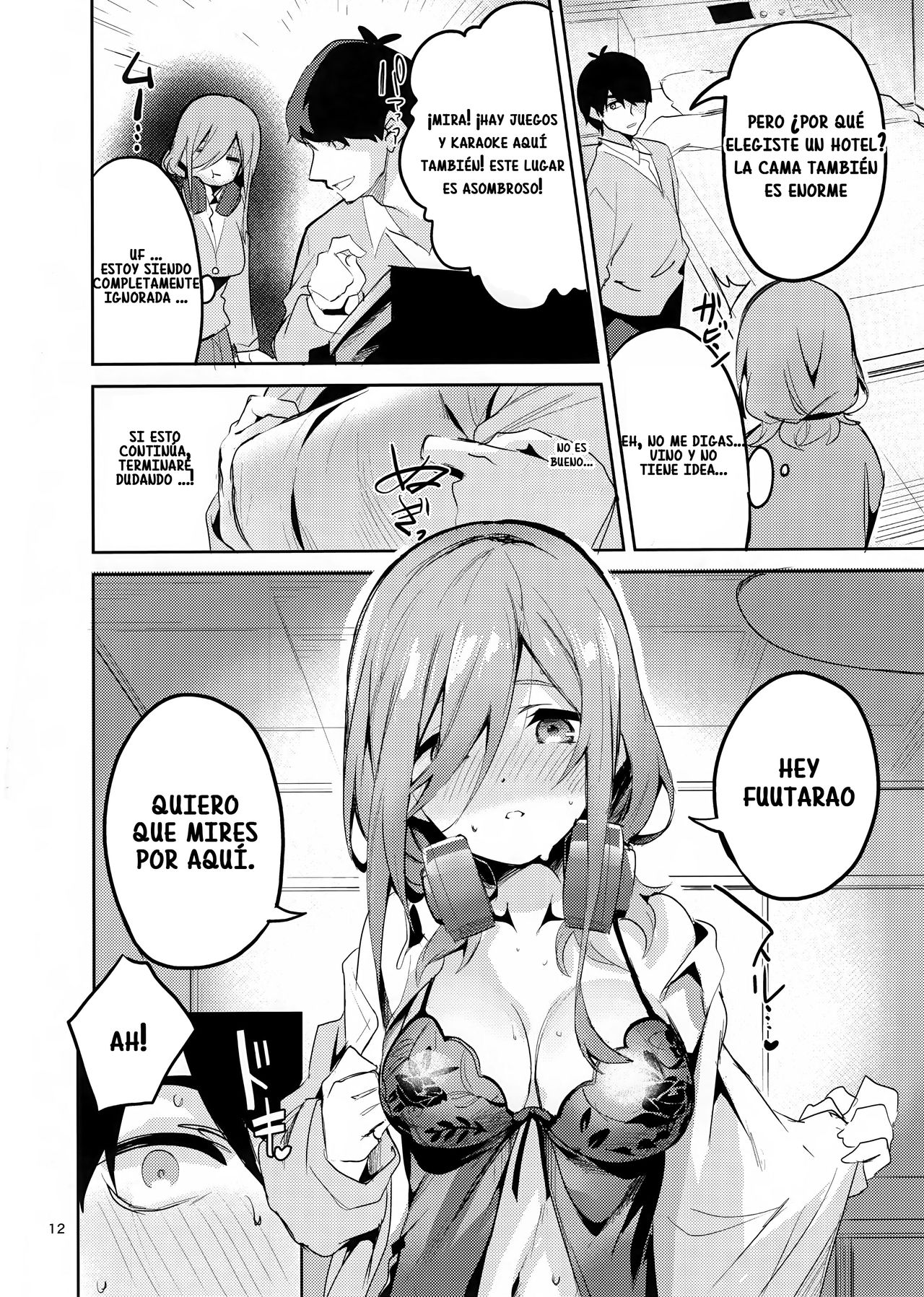 (C96) [Circle-FIORE (Ekakibit)] Miku no Baai (Gotoubun no Hanayome) [Spanish] image number 11