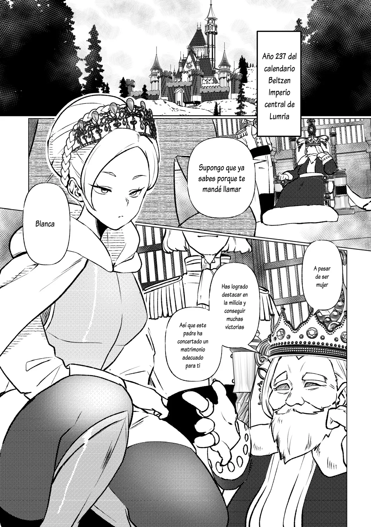 [Maria Planet (Katano Chika)] Himekishi Oujo, Iminzoku no Ou ni Aisareru [Spanish] [Lovely Diablesse Scan] 2eme image