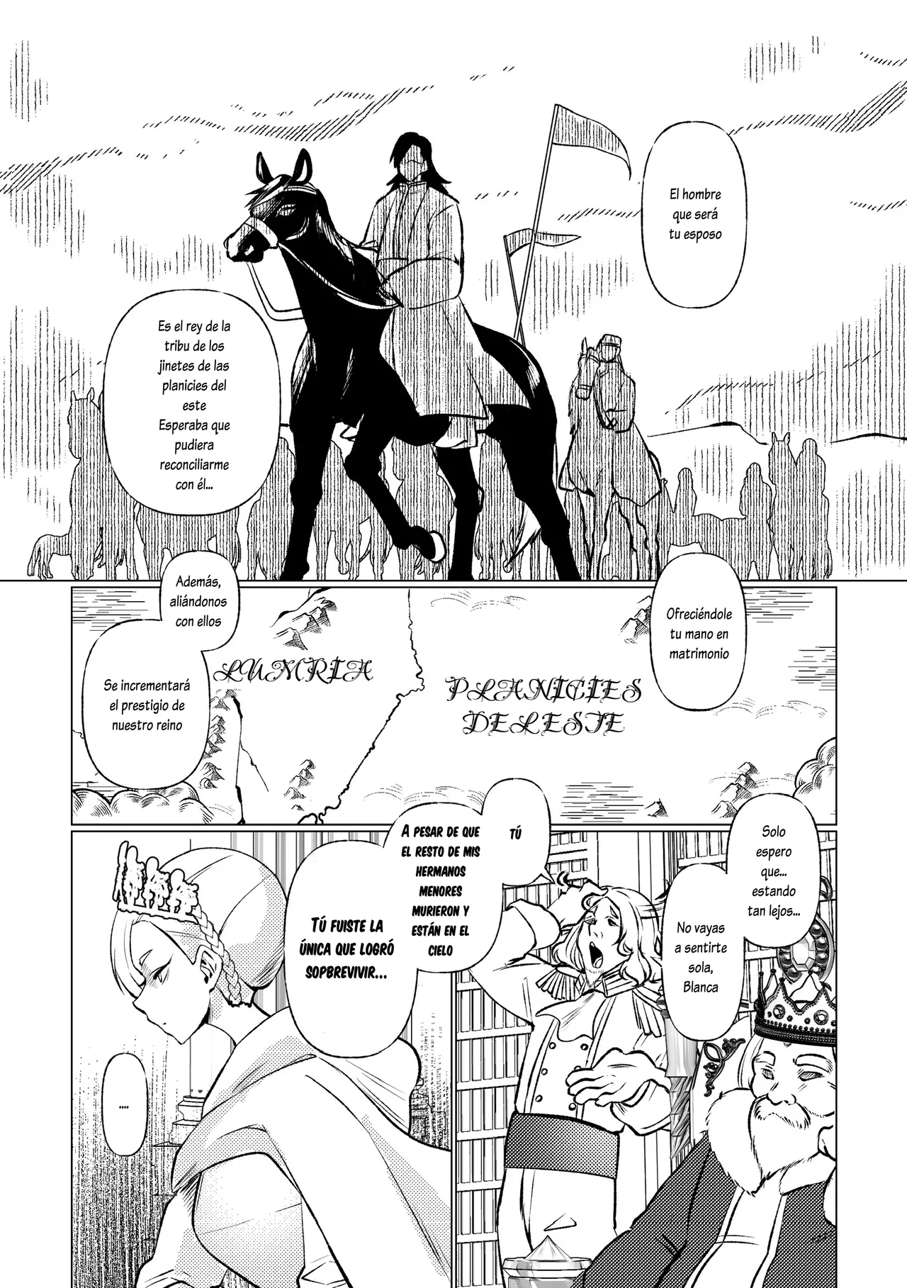 [Maria Planet (Katano Chika)] Himekishi Oujo, Iminzoku no Ou ni Aisareru [Spanish] [Lovely Diablesse Scan] 3eme image