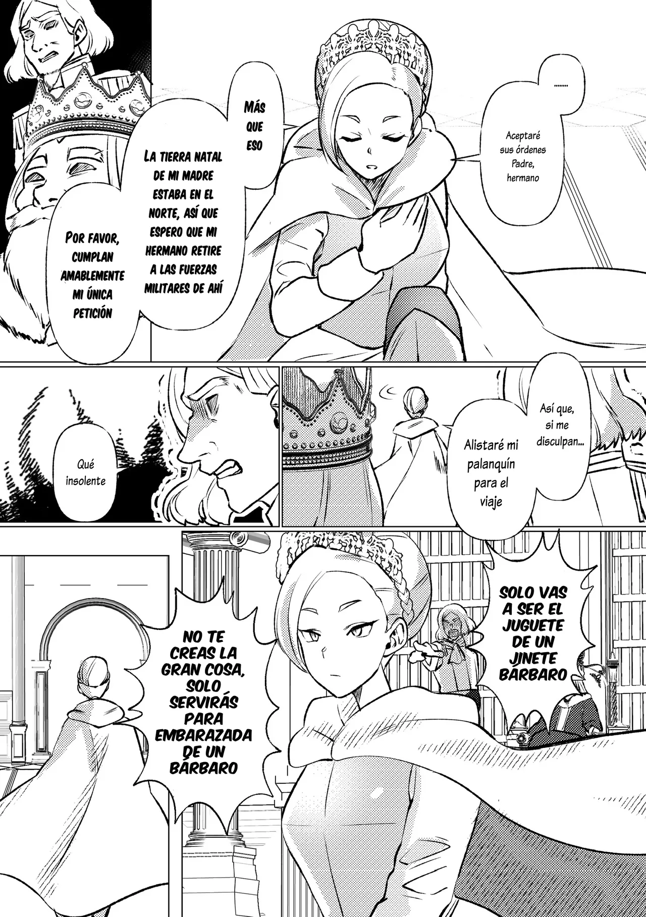 [Maria Planet (Katano Chika)] Himekishi Oujo, Iminzoku no Ou ni Aisareru [Spanish] [Lovely Diablesse Scan] 4eme image