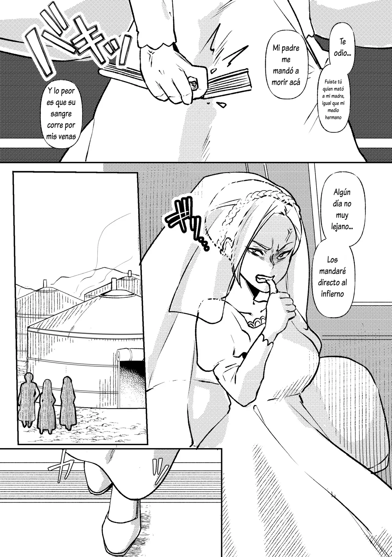 [Maria Planet (Katano Chika)] Himekishi Oujo, Iminzoku no Ou ni Aisareru [Spanish] [Lovely Diablesse Scan] 6eme image