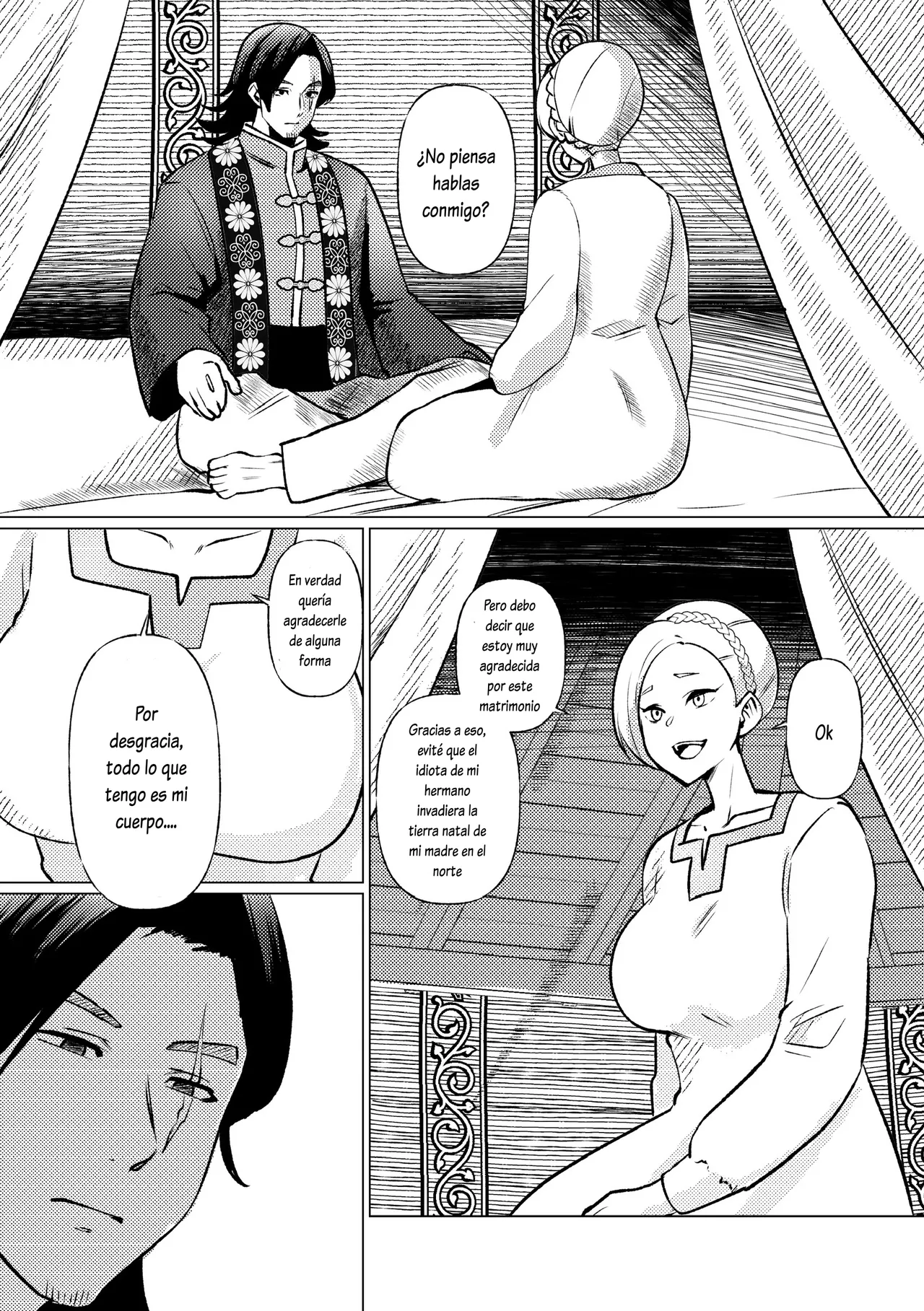 [Maria Planet (Katano Chika)] Himekishi Oujo, Iminzoku no Ou ni Aisareru [Spanish] [Lovely Diablesse Scan] 12eme image