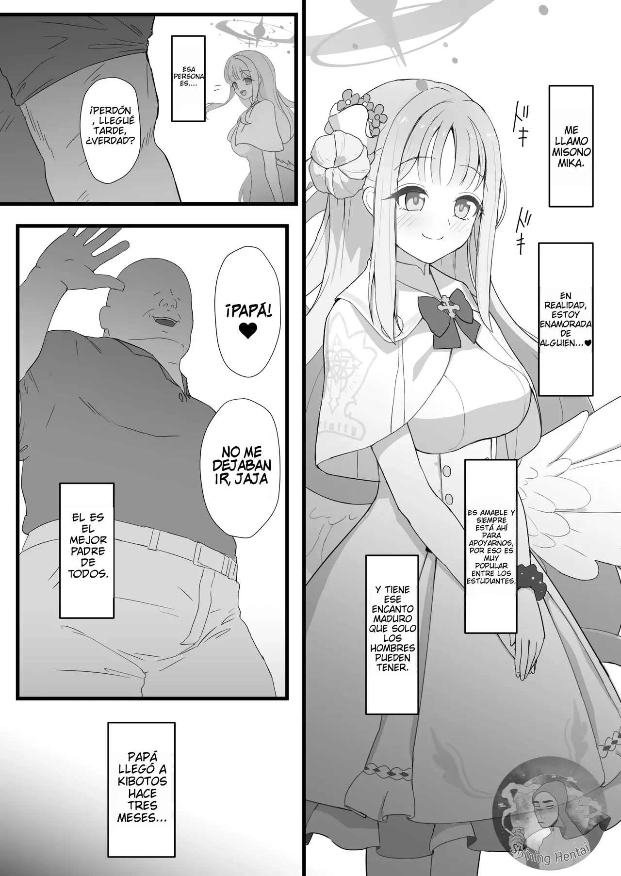 [Sujiko Rice (Saishow)] Kivotos ni Papa ga Kita yo. (Blue Archive) [Spanish] [Shining Hentai] [Digital] numero di immagine  2