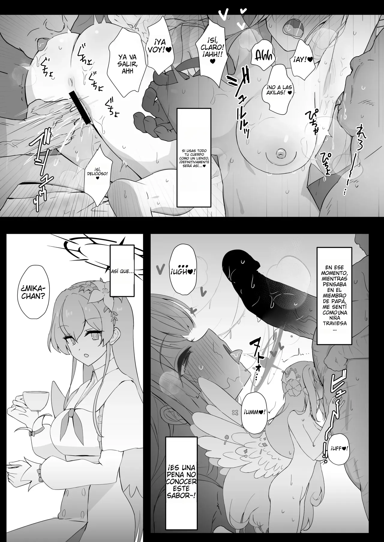 [Sujiko Rice (Saishow)] Kivotos ni Papa ga Kita yo. (Blue Archive) [Spanish] [Shining Hentai] [Digital] numero di immagine  6