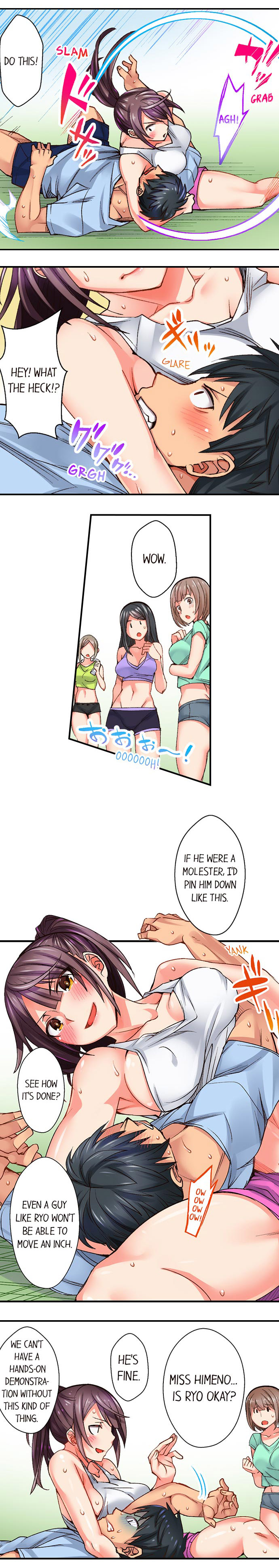[Rairu Tobaru] You Cum, You Lose! Wrestling with a Pervert Ch.3/? [English] [Hentai Universe] numero di immagine  9