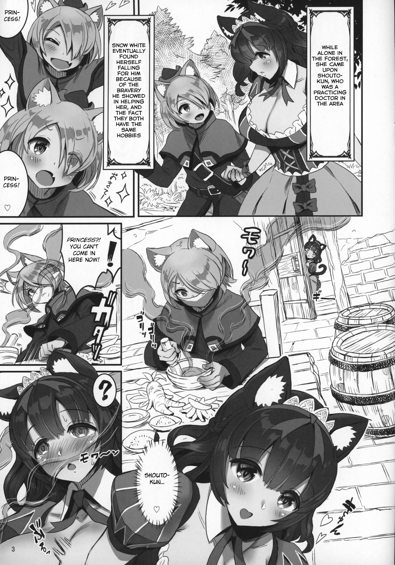 (C97) [MIMIPULL (Sakurai Shizuku)] Kemomimi Douwashuu Shirayukihime-chan [English] [BSN] 3eme image