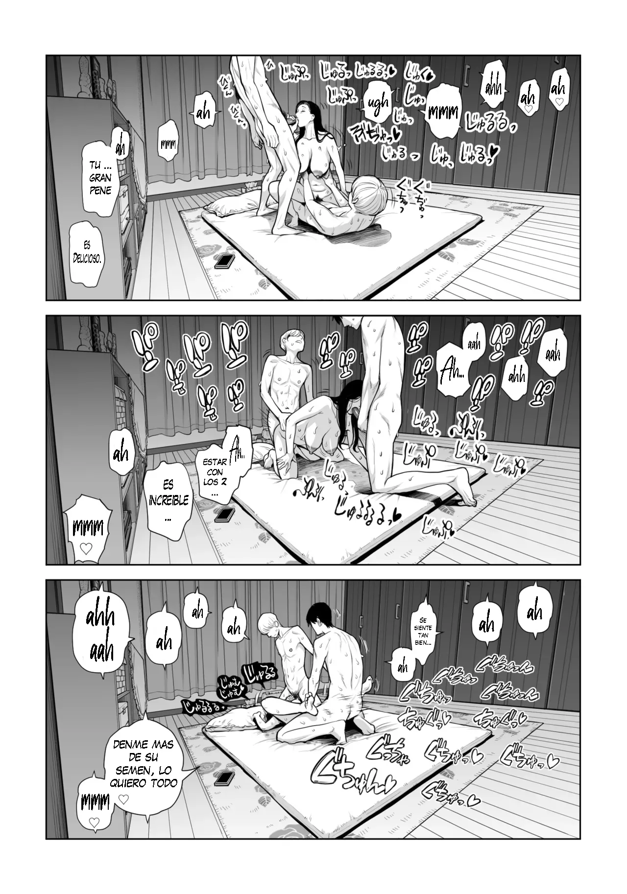 [HGT Labo] Kurokami Onna no Fudeoroshi 2 ~Sou, Motto Oku ni Dashite [Spanish] [K-le Traducciones] изображение № 92